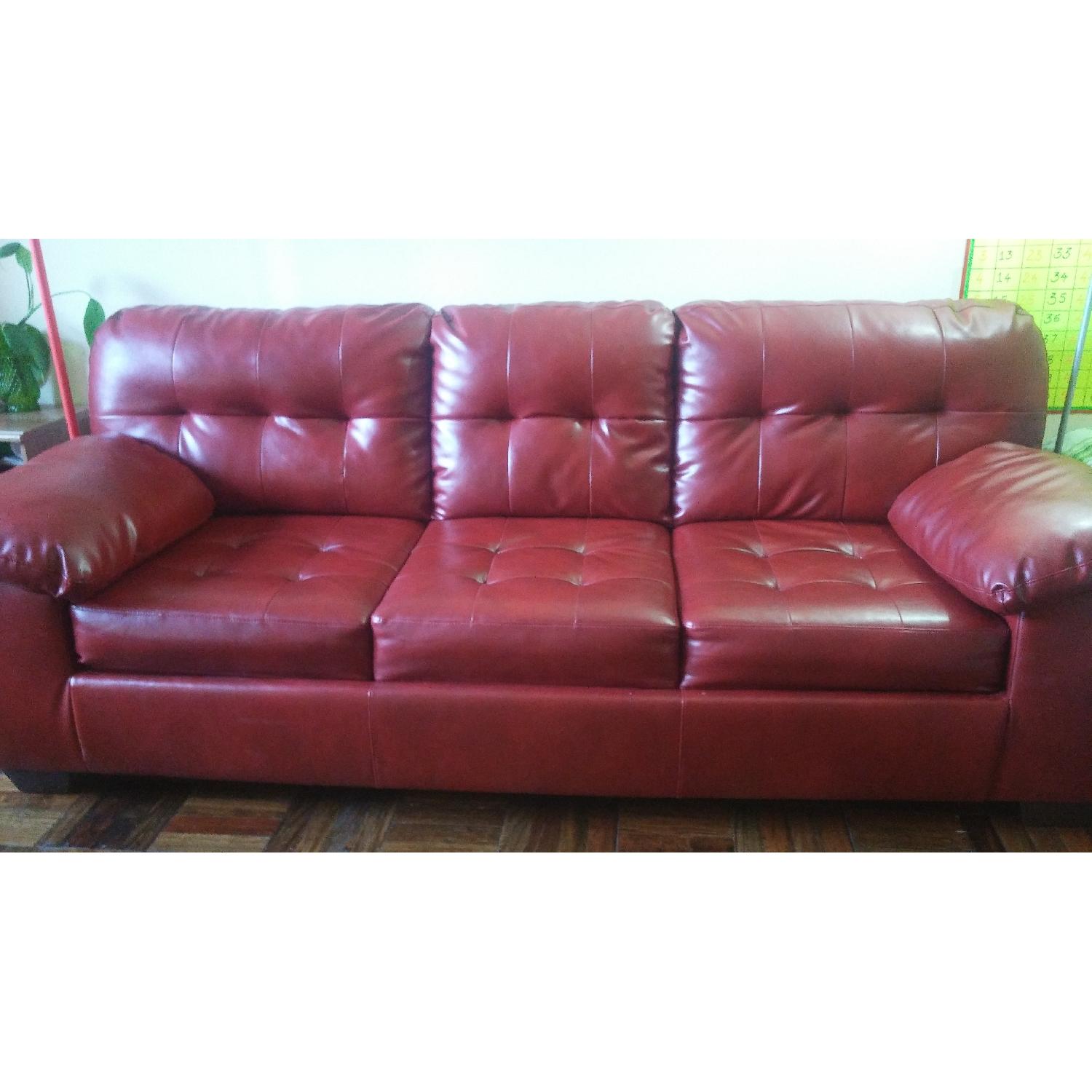 Ashley's Signature Design Alliston Sofa in Salsa DuraBlend - image-2