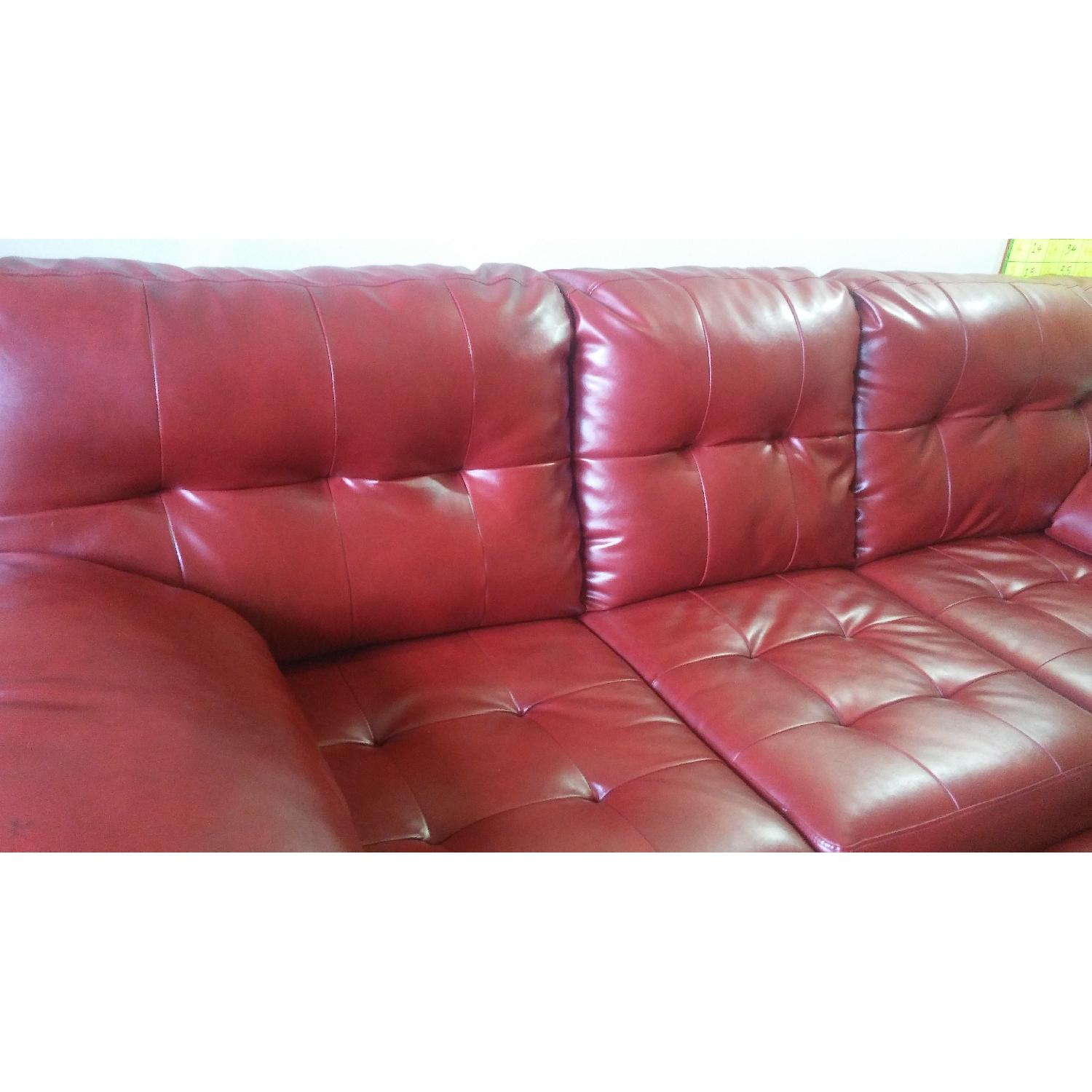 Ashley's Signature Design Alliston Sofa in Salsa DuraBlend - image-3