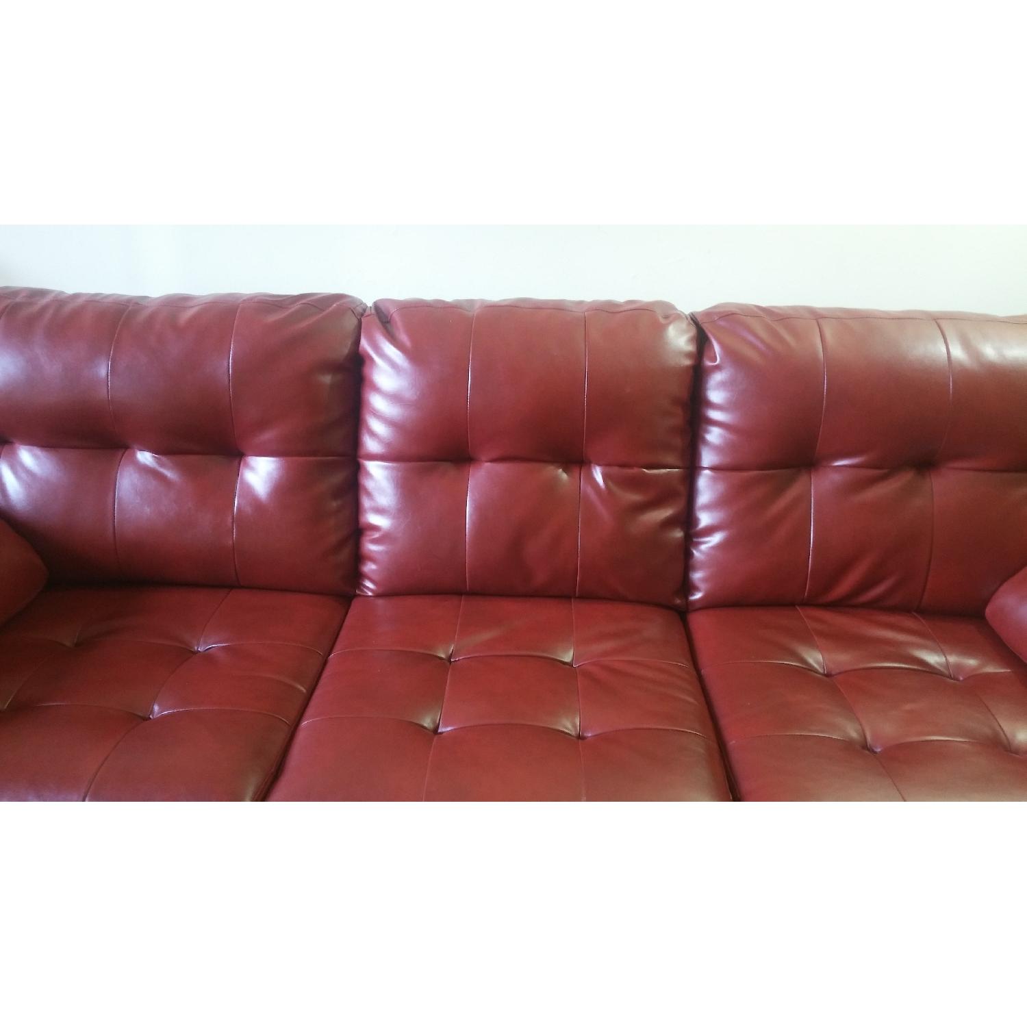 Ashley's Signature Design Alliston Sofa in Salsa DuraBlend - image-9