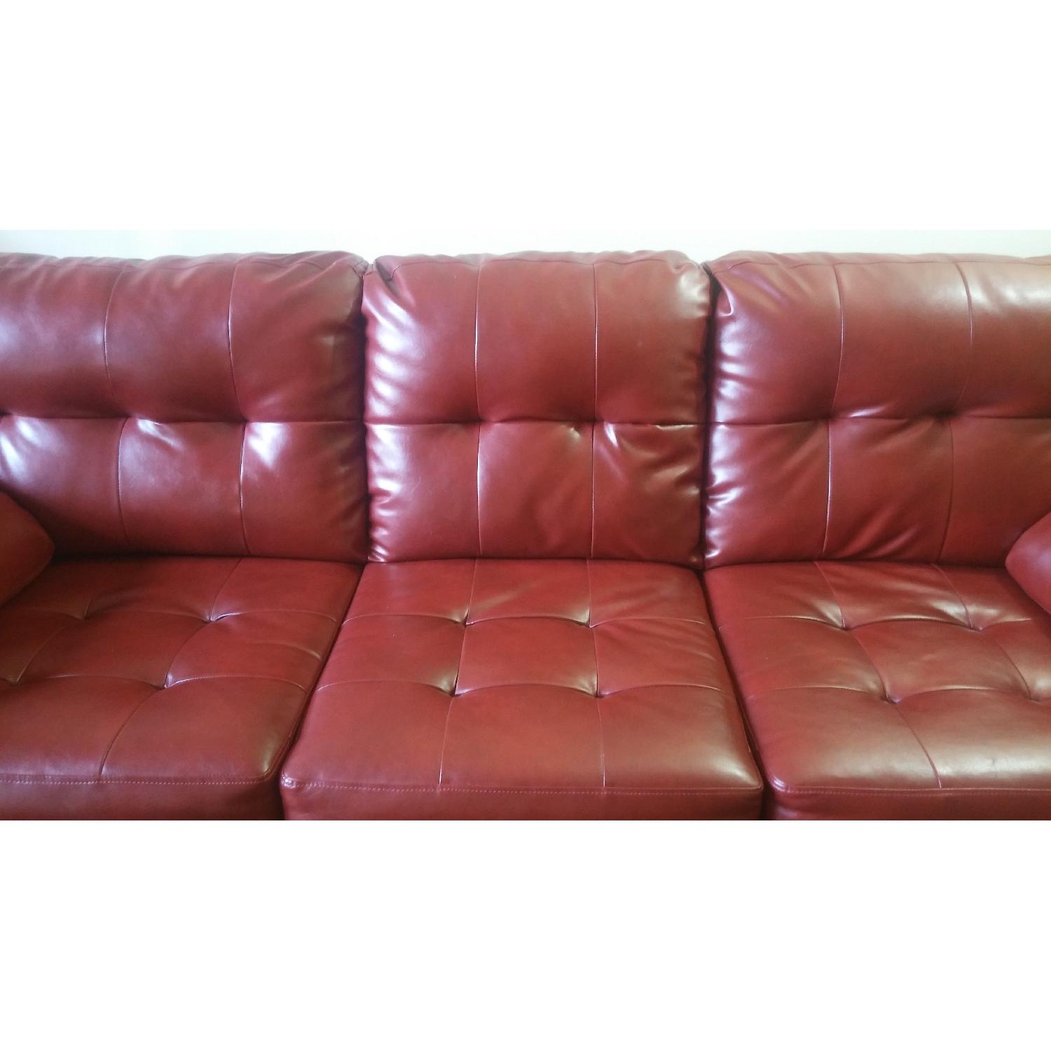 Ashley's Signature Design Alliston Sofa in Salsa DuraBlend - image-10