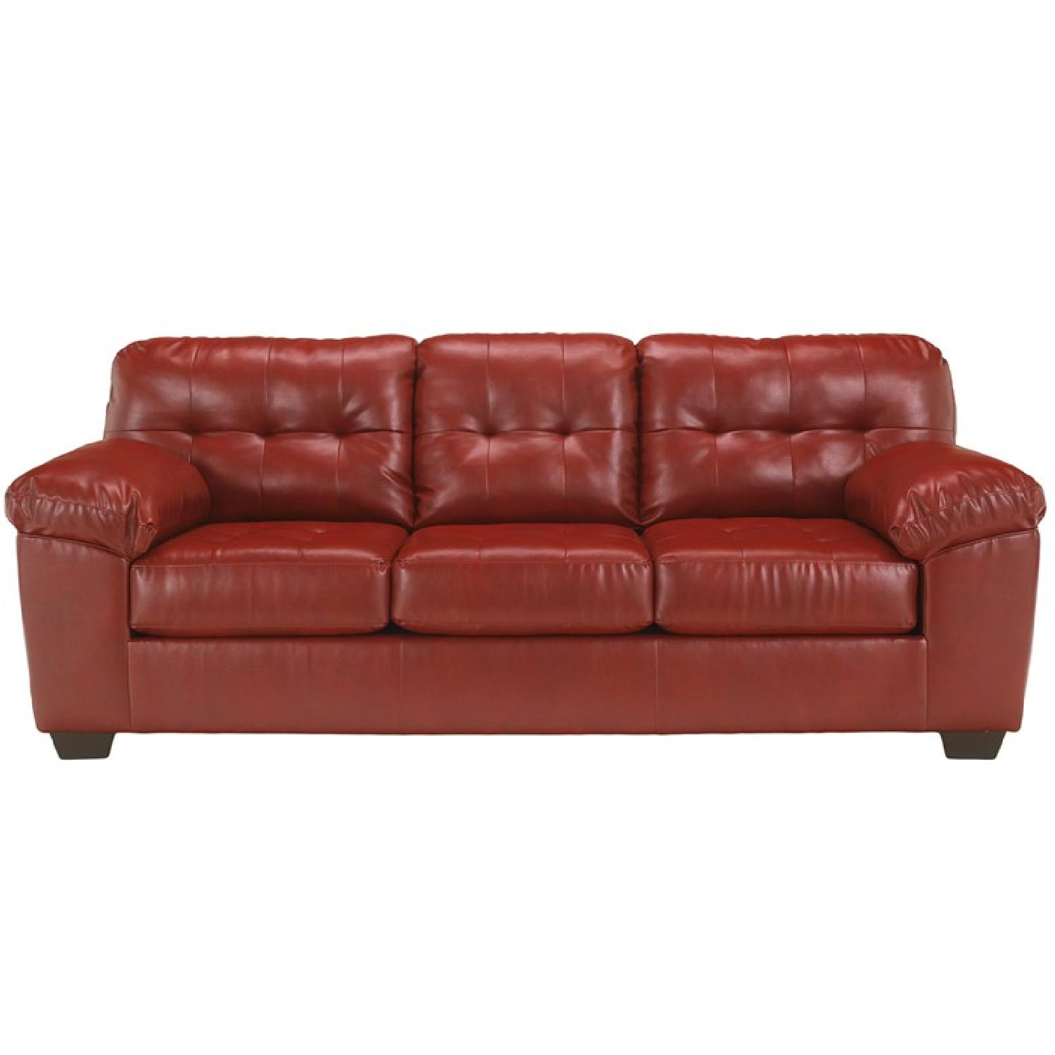 Ashley's Signature Design Alliston Sofa in Salsa DuraBlend - image-0