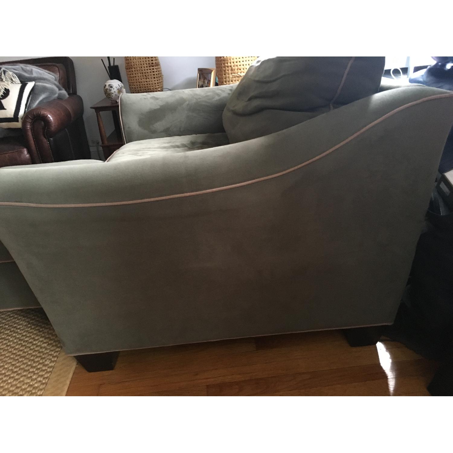 Raymour & Flaningan Chair and a Half & Ottoman - image-2
