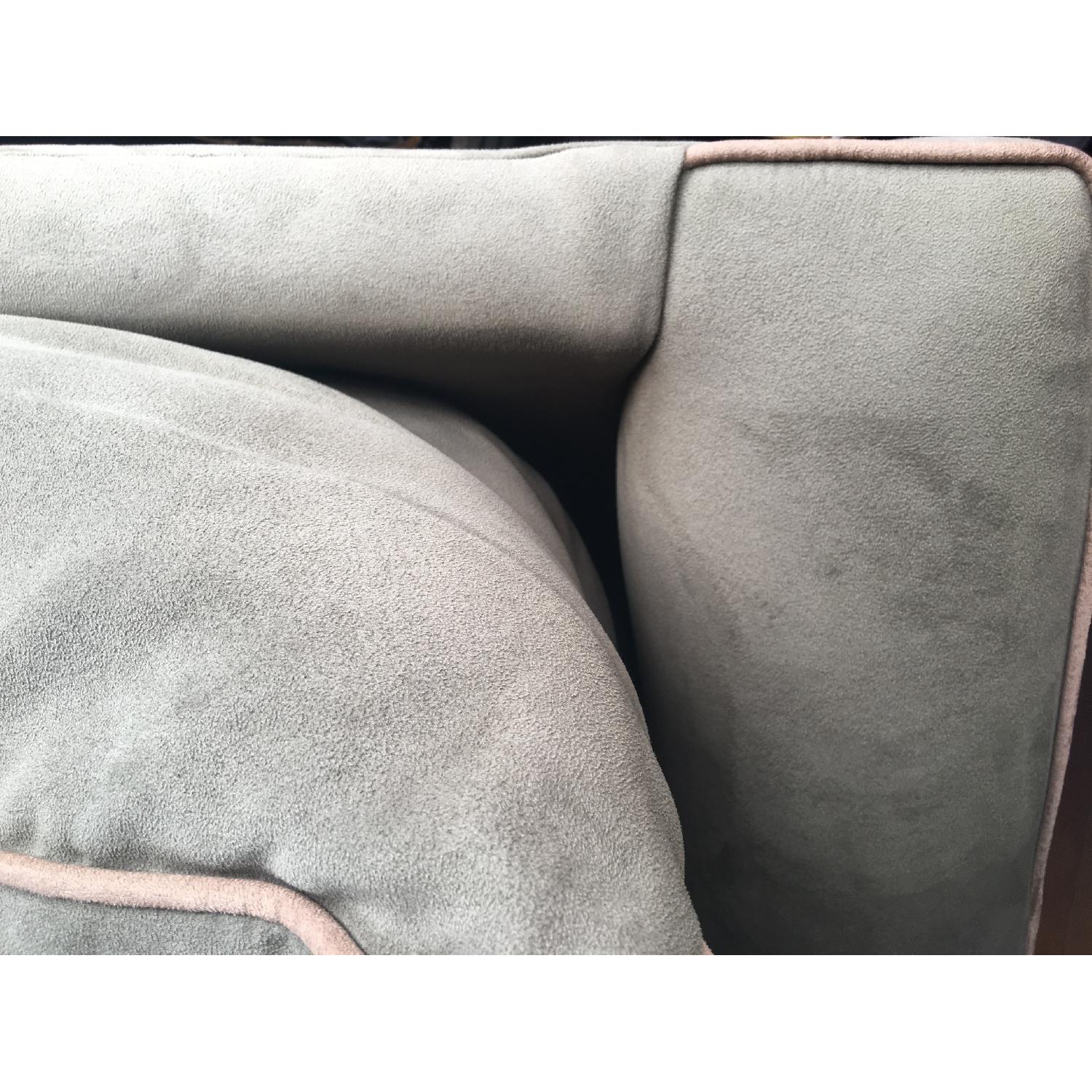 Raymour & Flaningan Chair and a Half & Ottoman - image-7