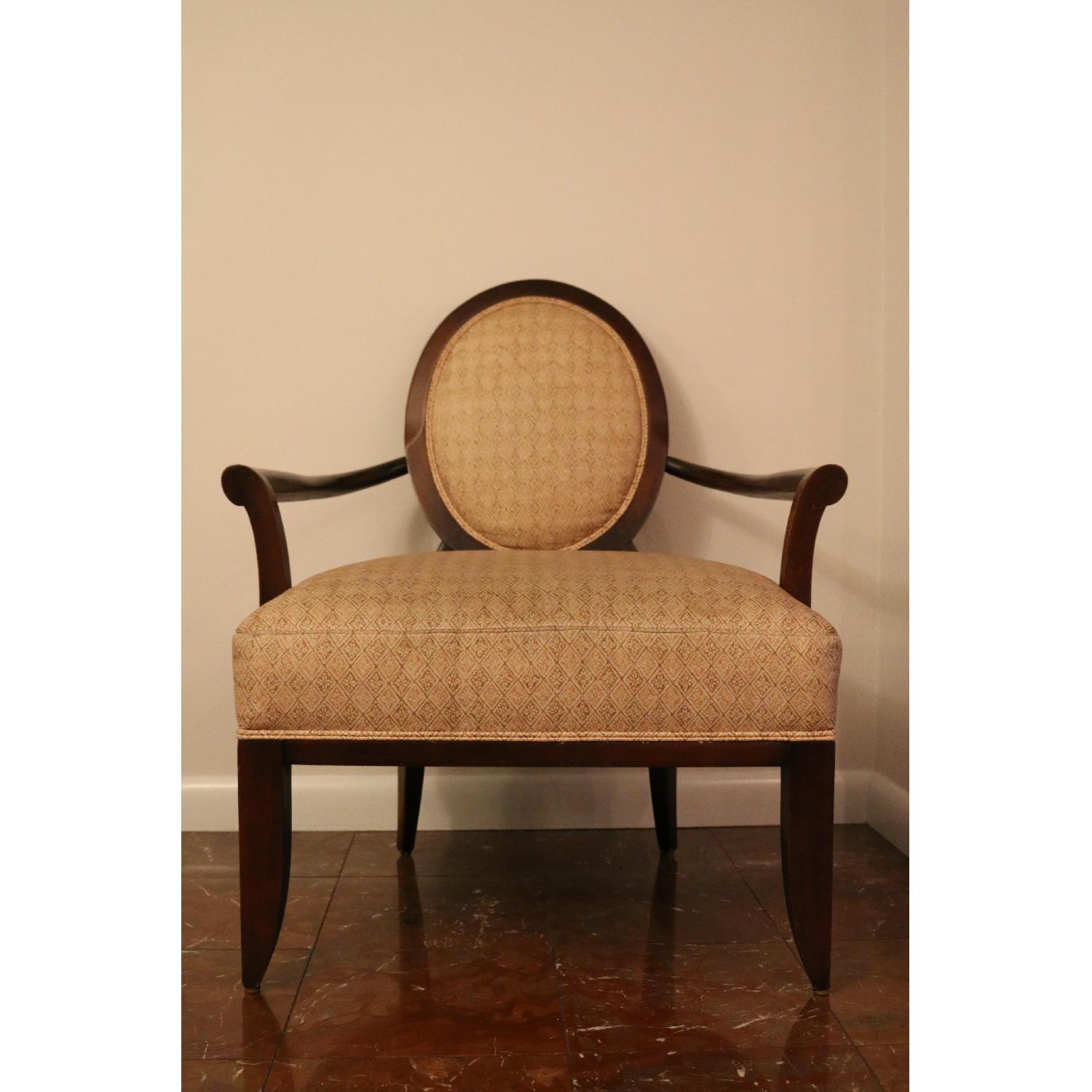 ABC Carpet and Home Oval X-Back Chairs - image-1