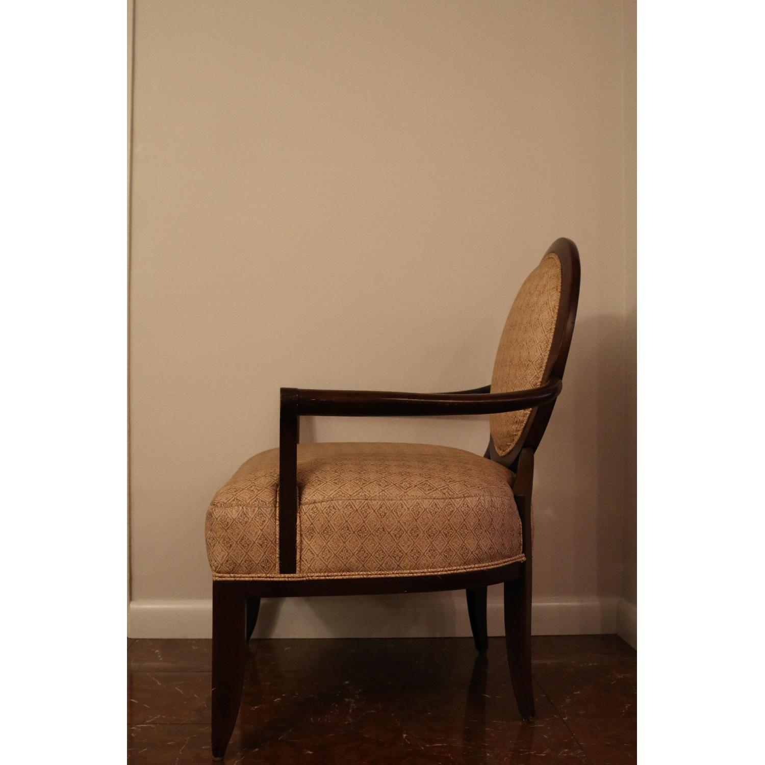 ABC Carpet and Home Oval X-Back Chairs - image-3