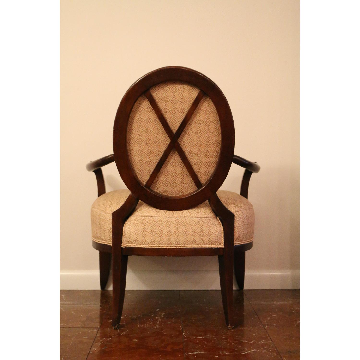 ABC Carpet and Home Oval X-Back Chairs - image-4
