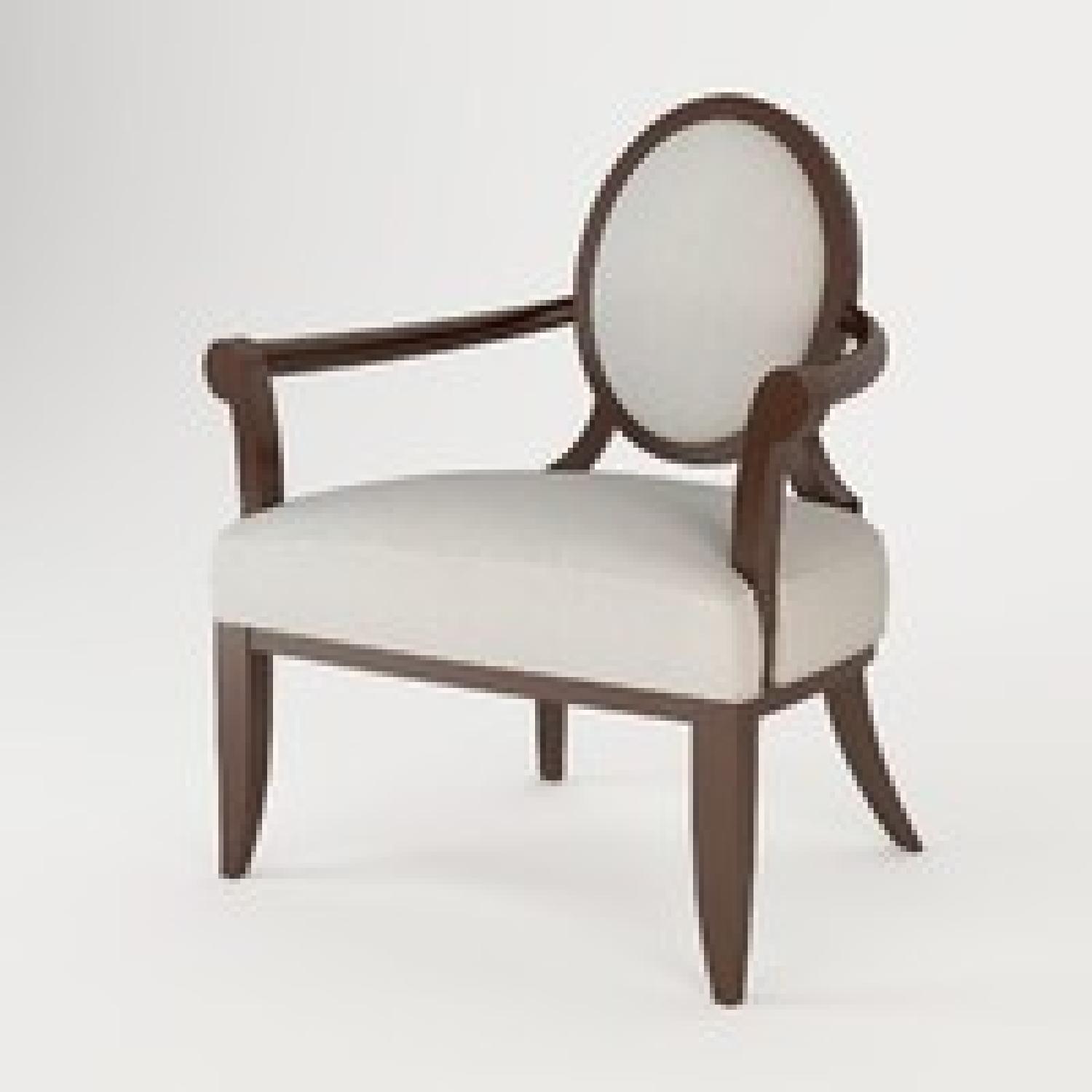 ABC Carpet and Home Oval X-Back Chairs - image-9