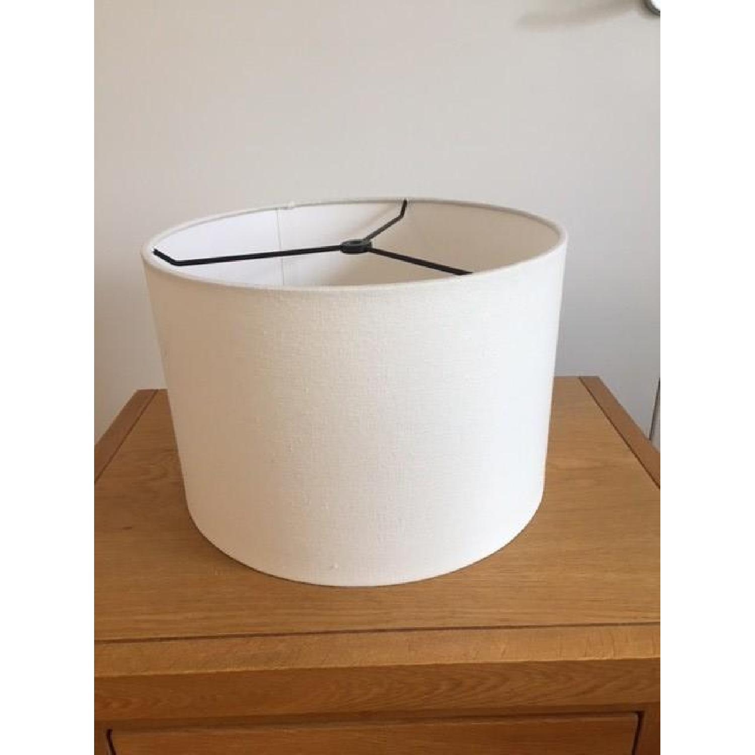 West Elm Linen Lampshades - image-2