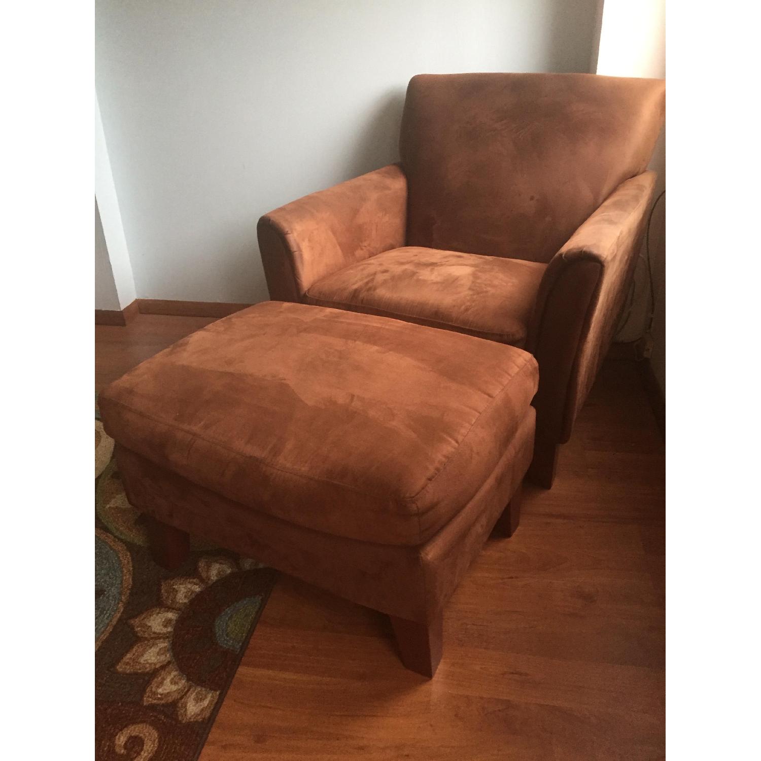 Alison Furniture Company Accent Chair Ottoman AptDeco - Main Image