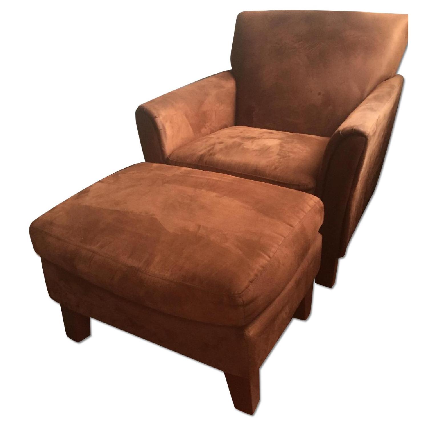 Alison Furniture Company Accent Chair & Ottoman - image-0