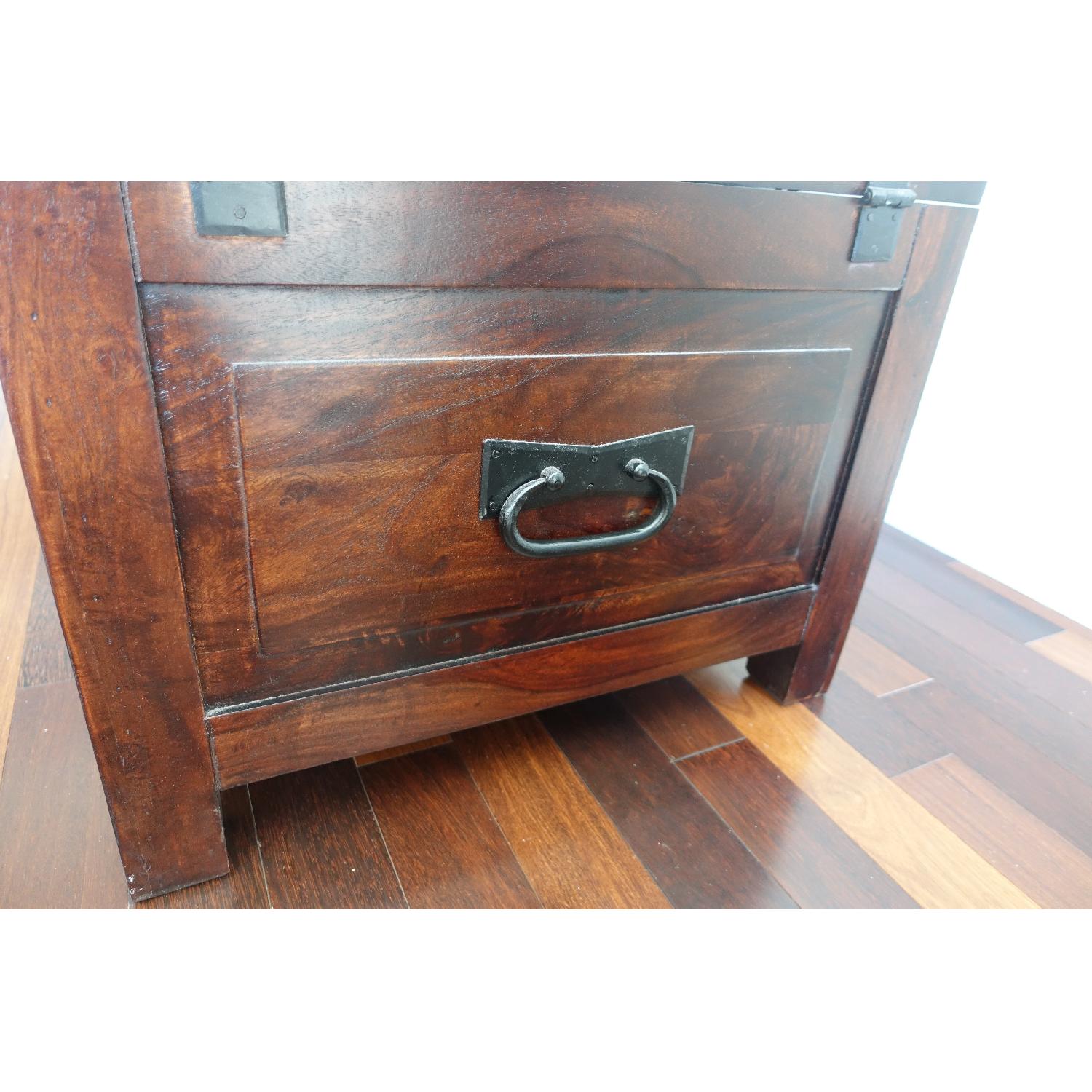 Crate & Barrel Wooden Trunk - image-2