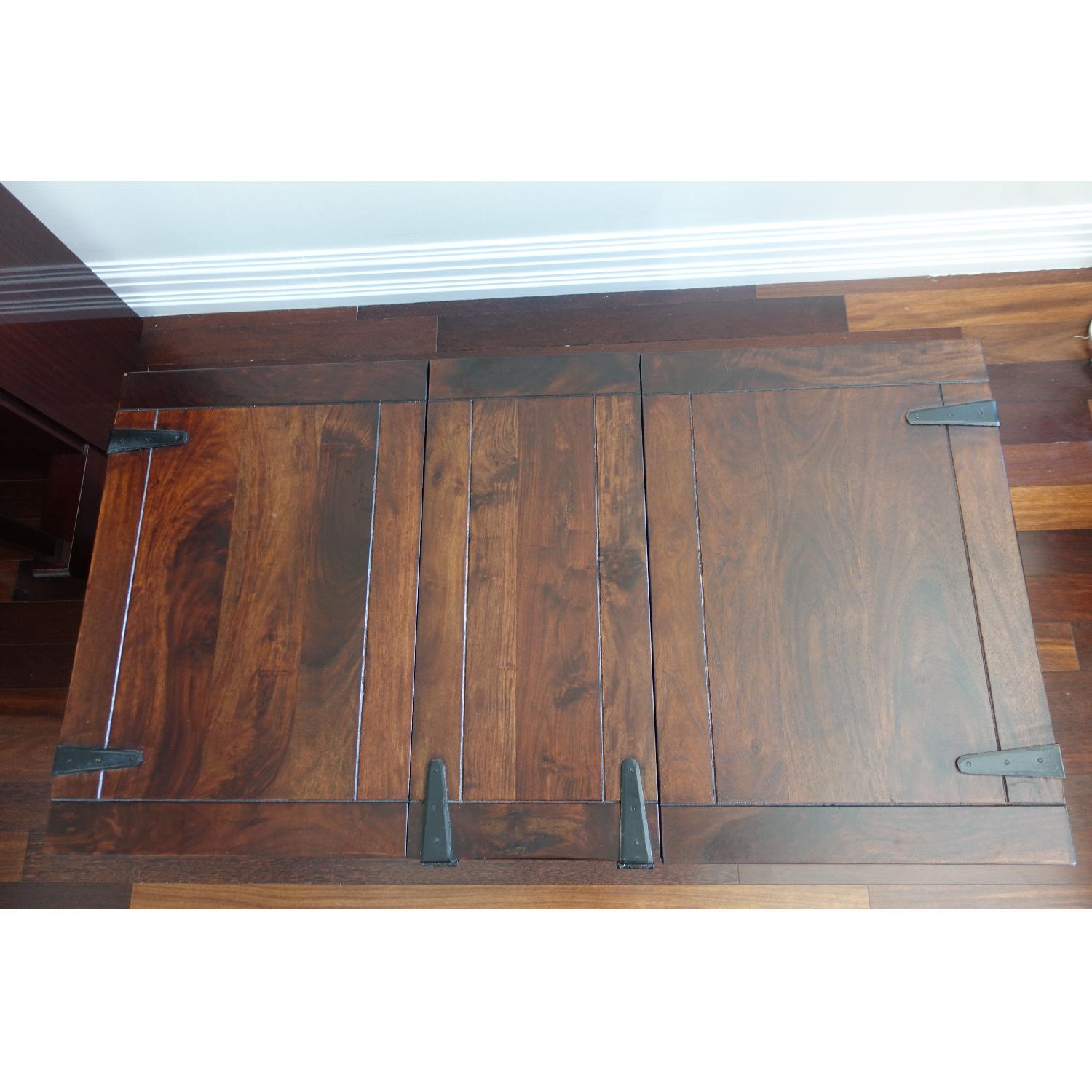 Crate & Barrel Wooden Trunk - image-6