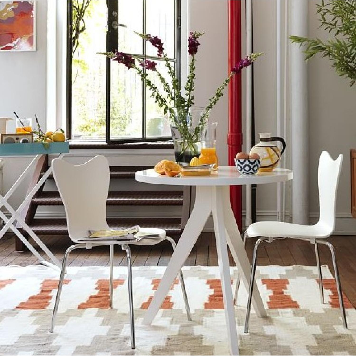 West Elm Tripod Table in White - image-4