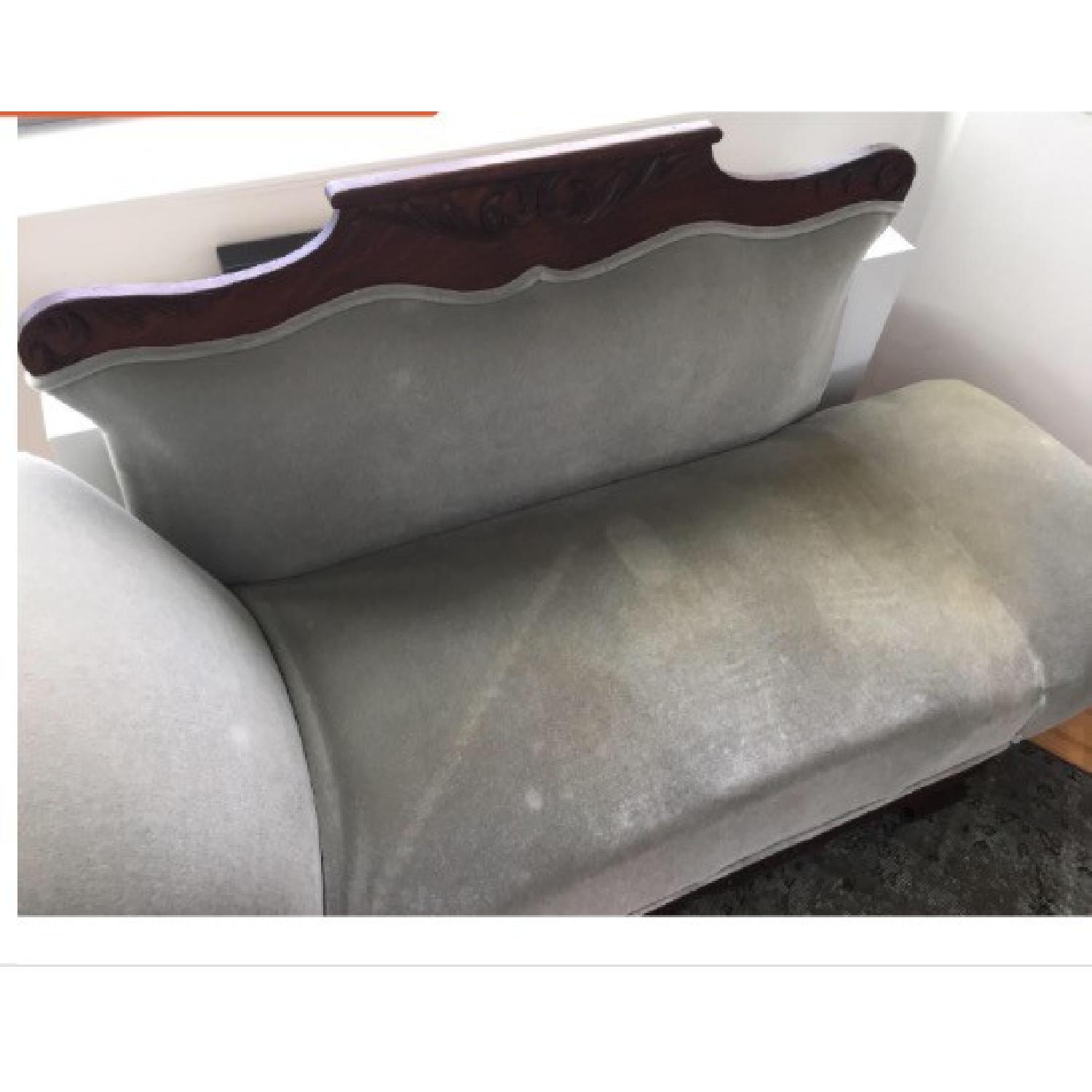 Antique Victorian Mohair Chaise - image-2