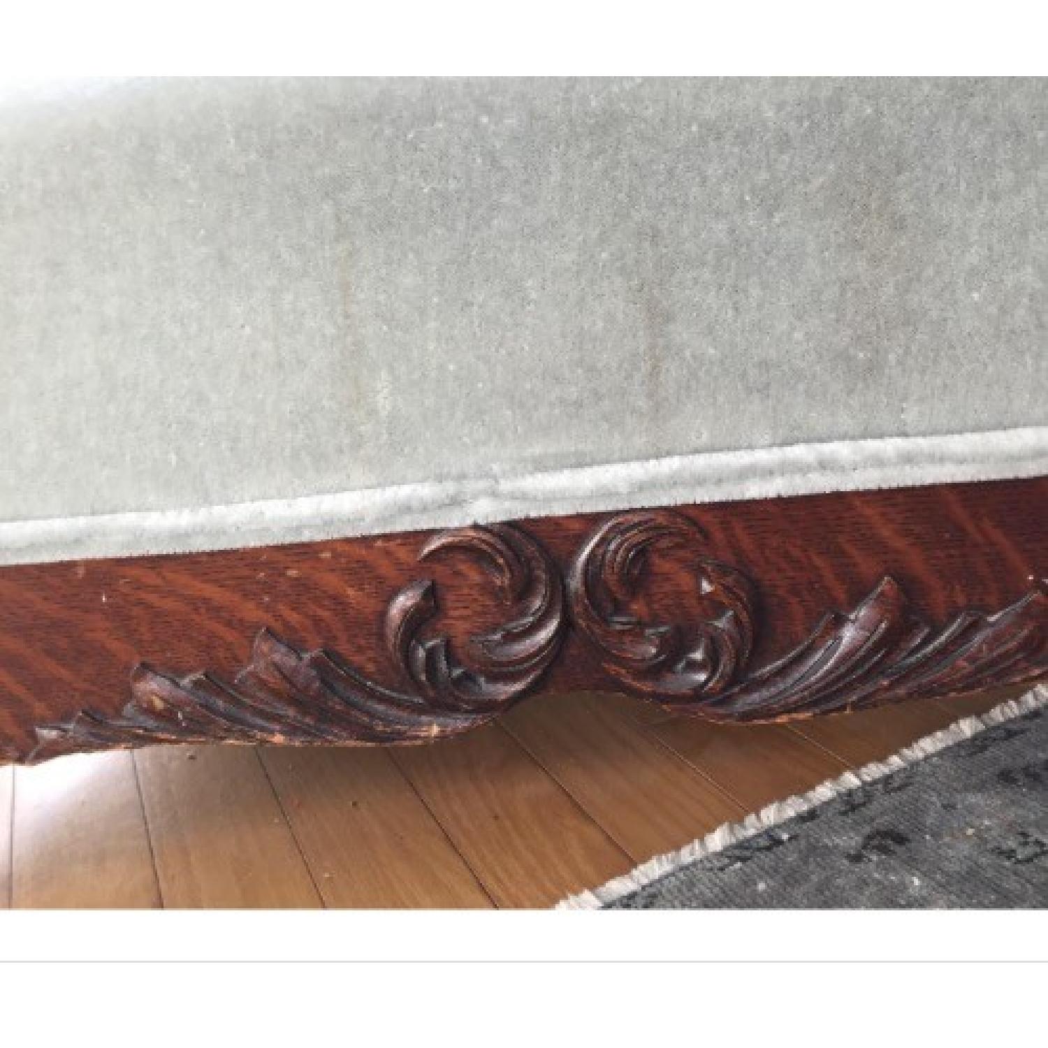 Antique Victorian Mohair Chaise - image-3