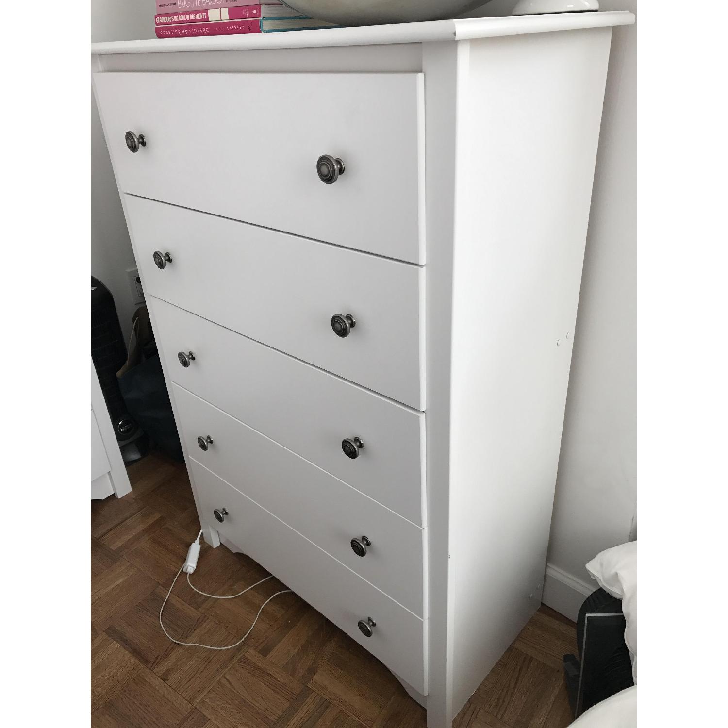 Prepac Manufacturing White 5-Drawer Dresser - image-2