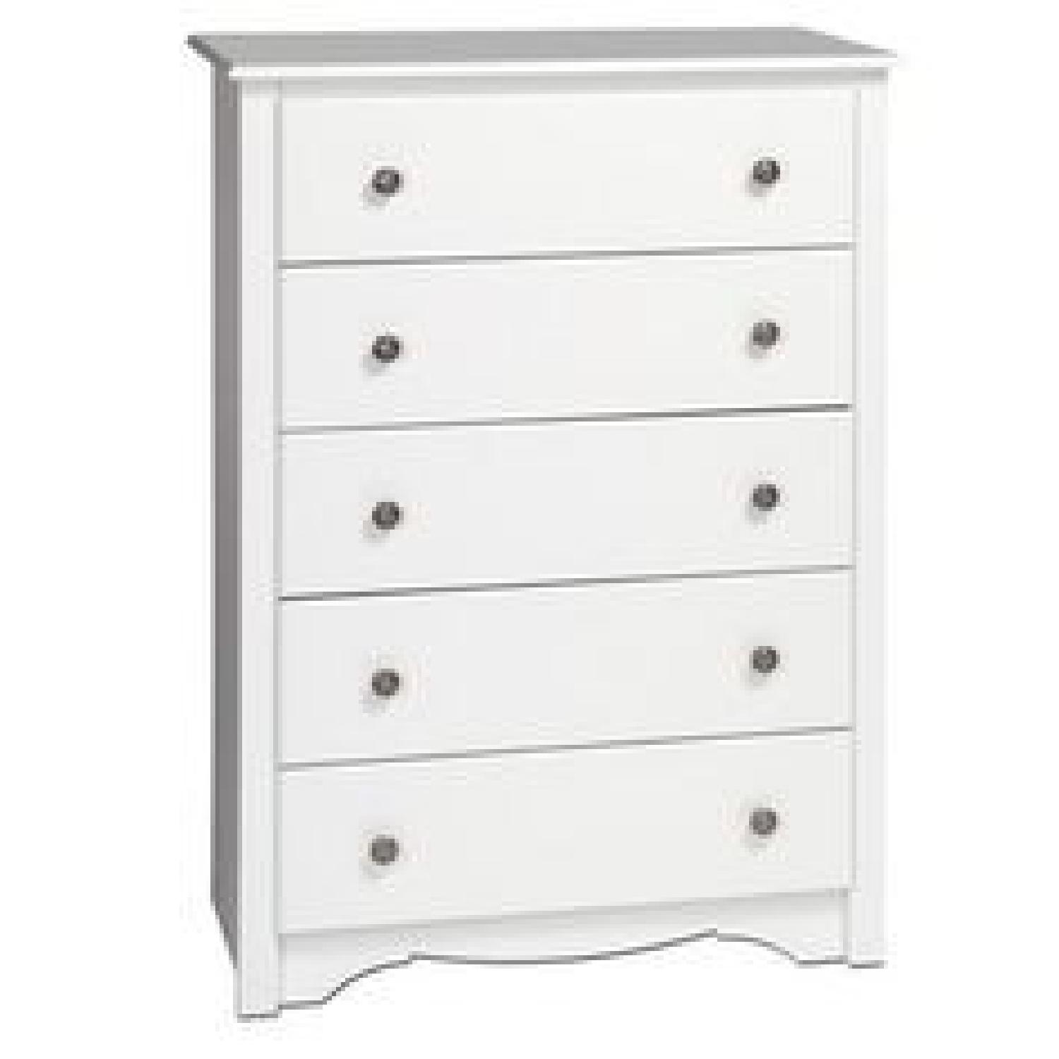 Prepac Manufacturing White 5-Drawer Dresser - image-0