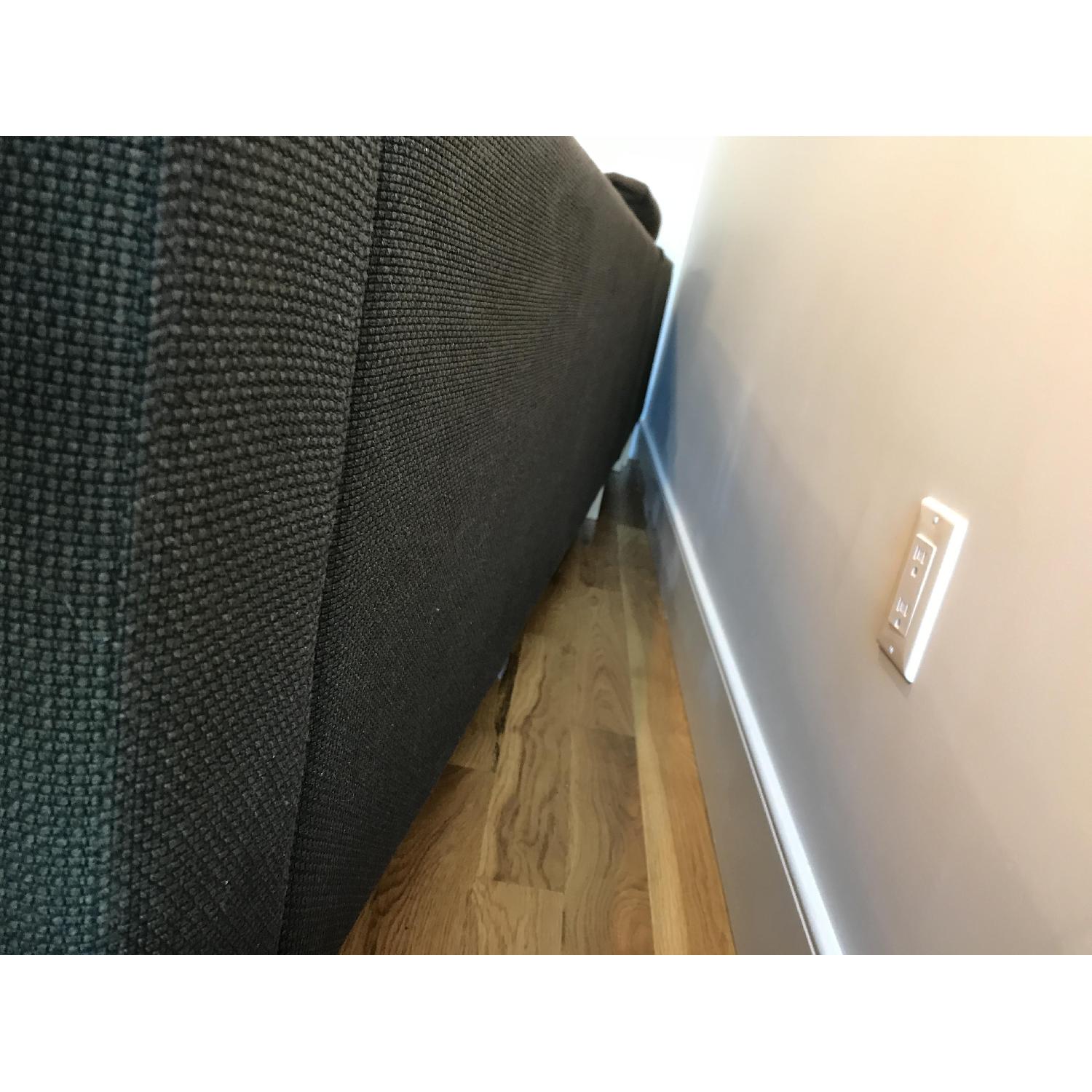 Ikea Karlstad Sectional Sofa w/ Chaise in Chocolate Brown - image-3