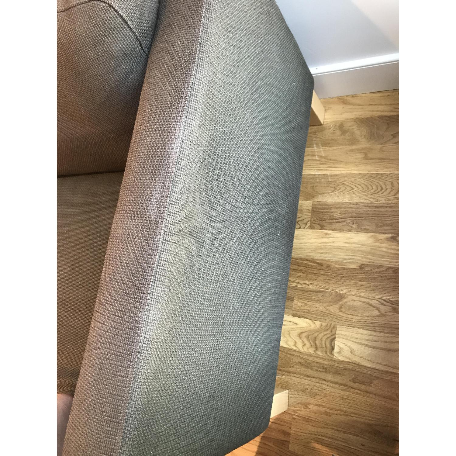 Ikea Karlstad Sectional Sofa w/ Chaise in Chocolate Brown - image-4