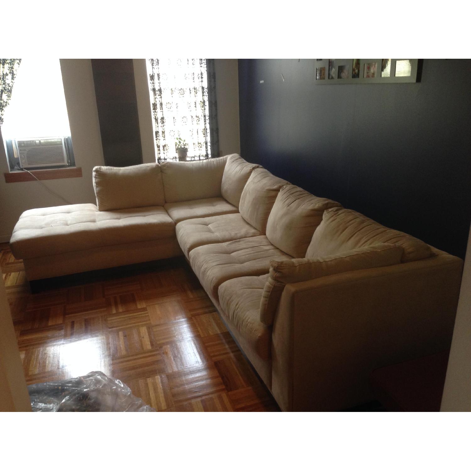 Raymour & Flanigan 2 Piece Sofa sectional - image-1