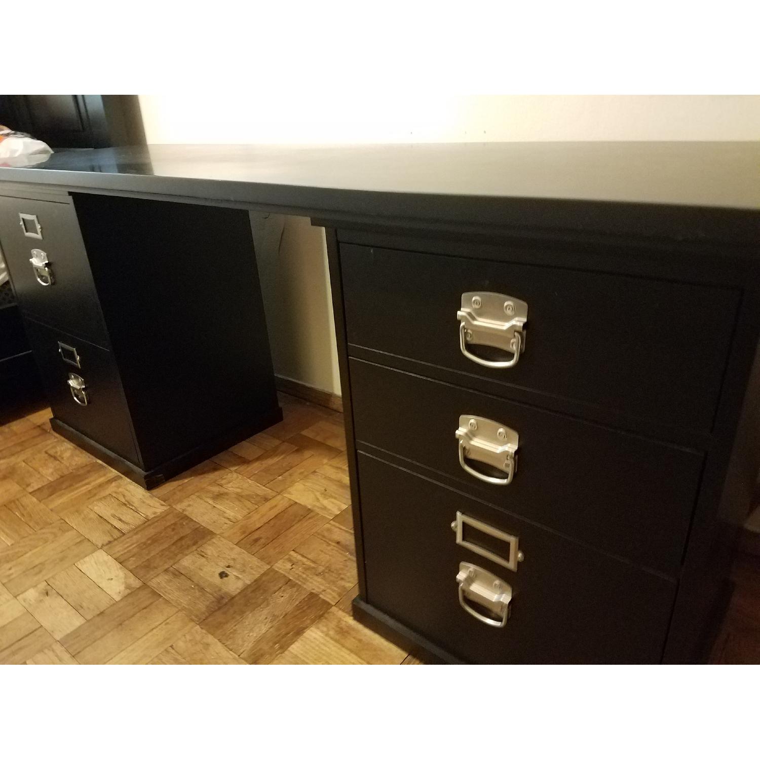 Pottery Barn Bedford 5-Drawer Rectangular Desk - image-1