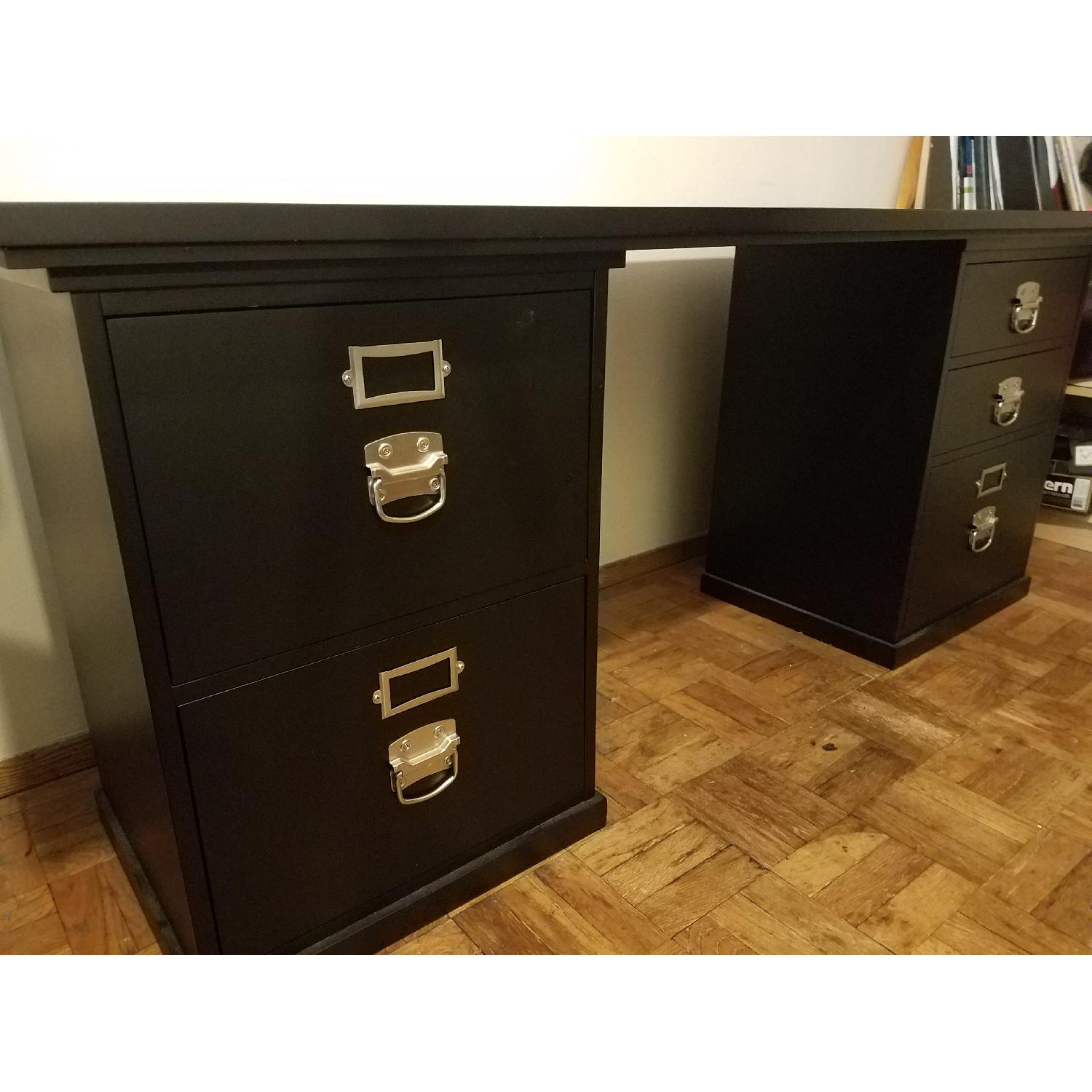 Pottery Barn Bedford 5-Drawer Rectangular Desk - image-2