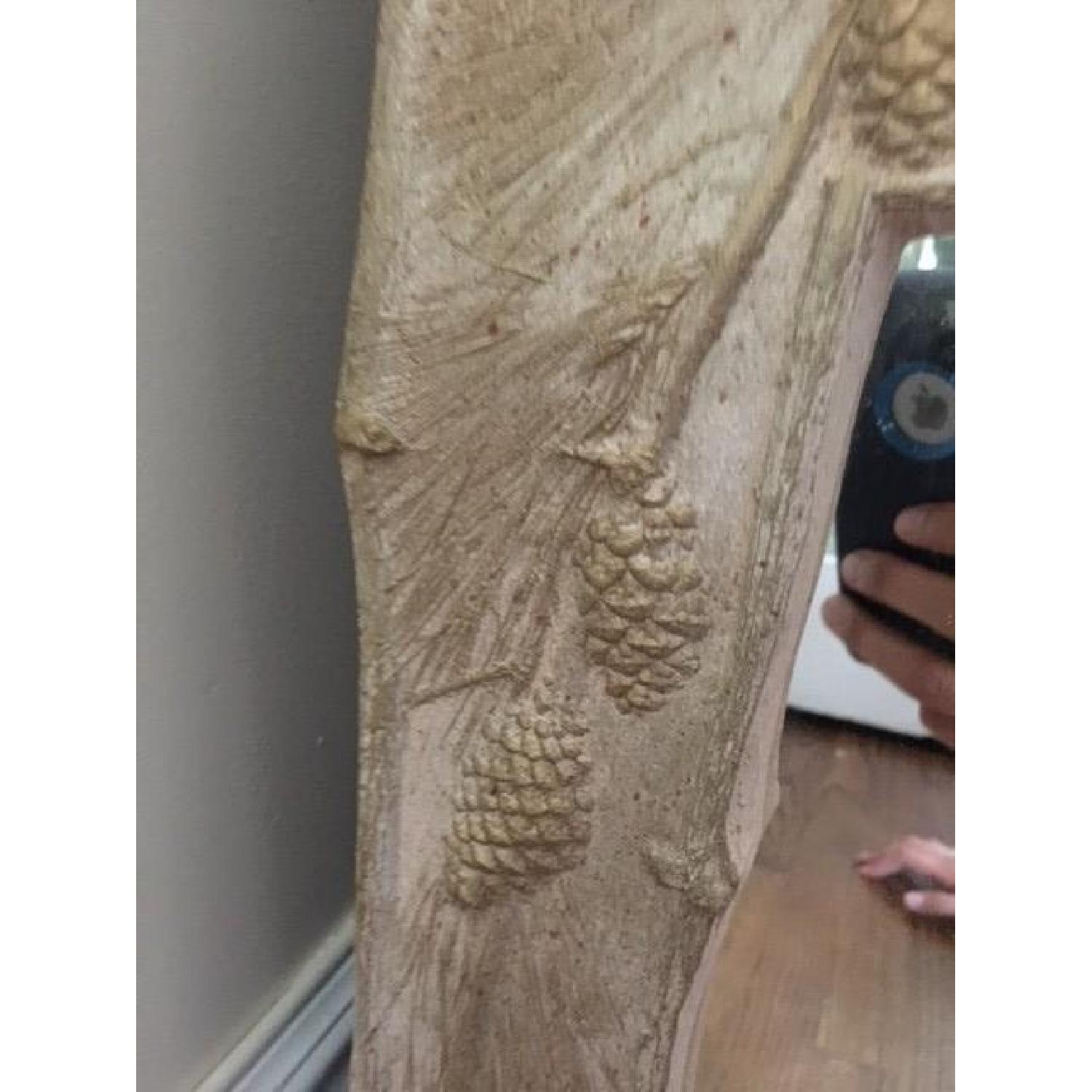 Handmade Mirror w/ Pinecone Detail - image-2