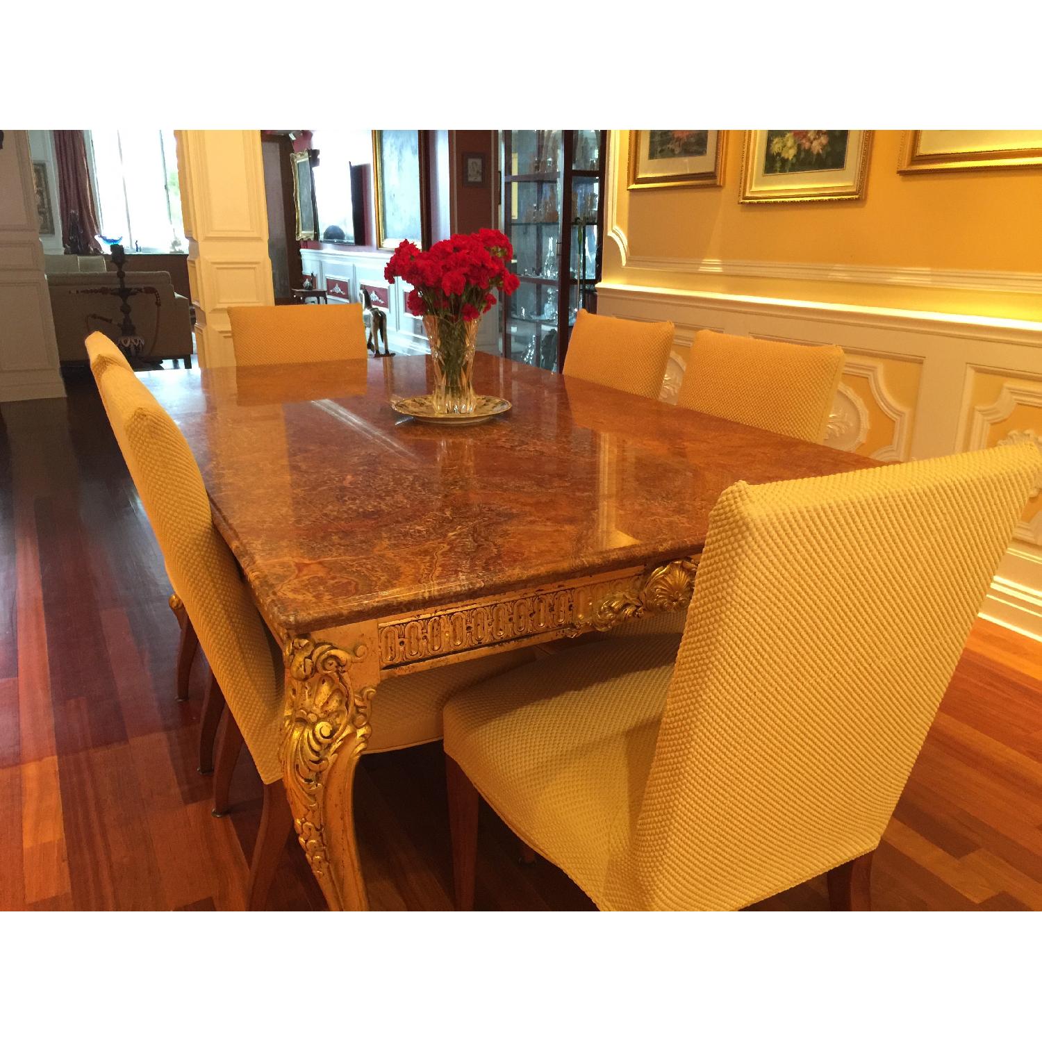 Italian Onyx Classical Dining Table