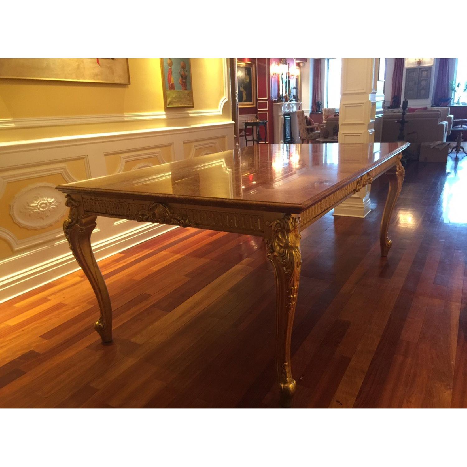 Italian Onyx Classical Dining Table - image-3