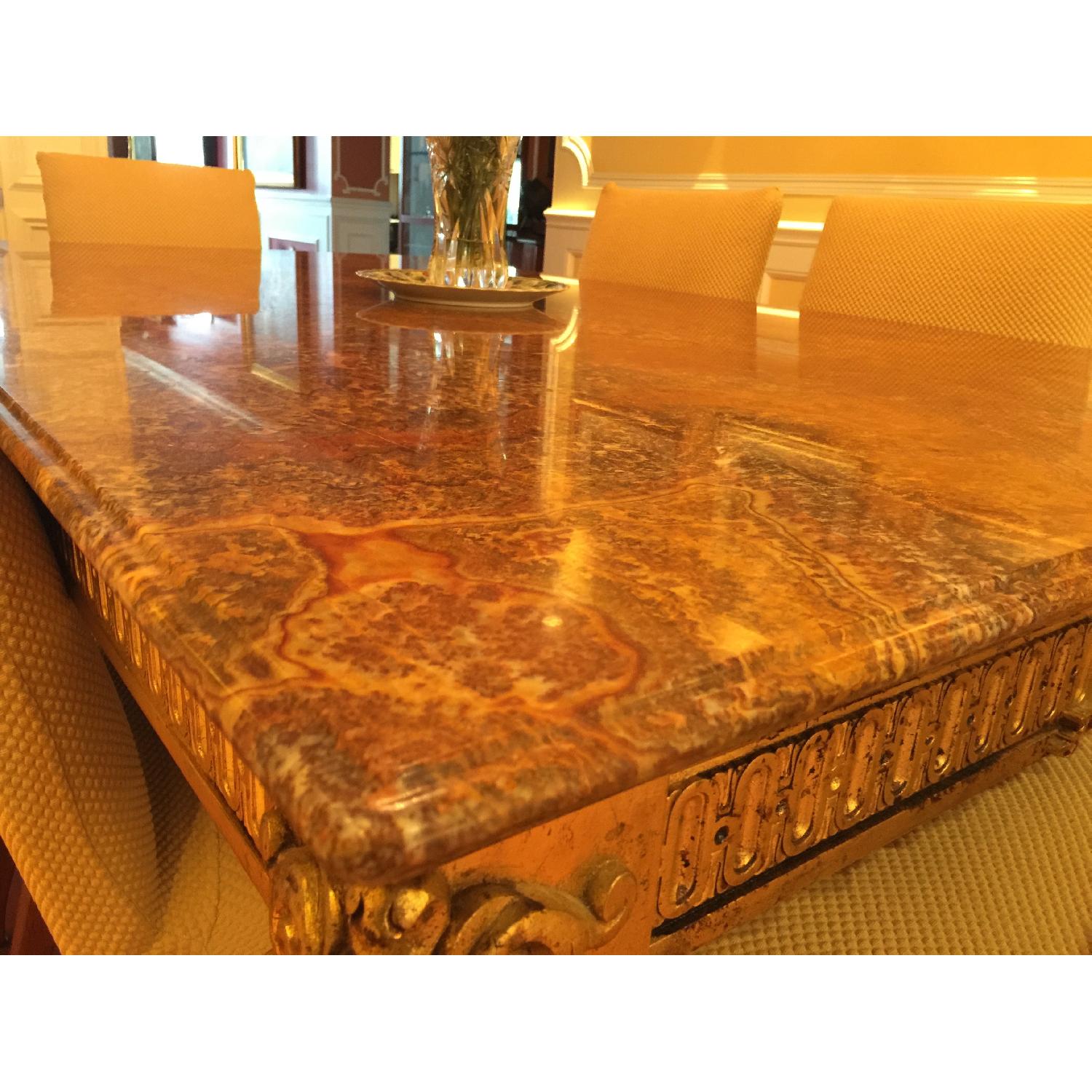 Italian Onyx Classical Dining Table - image-5