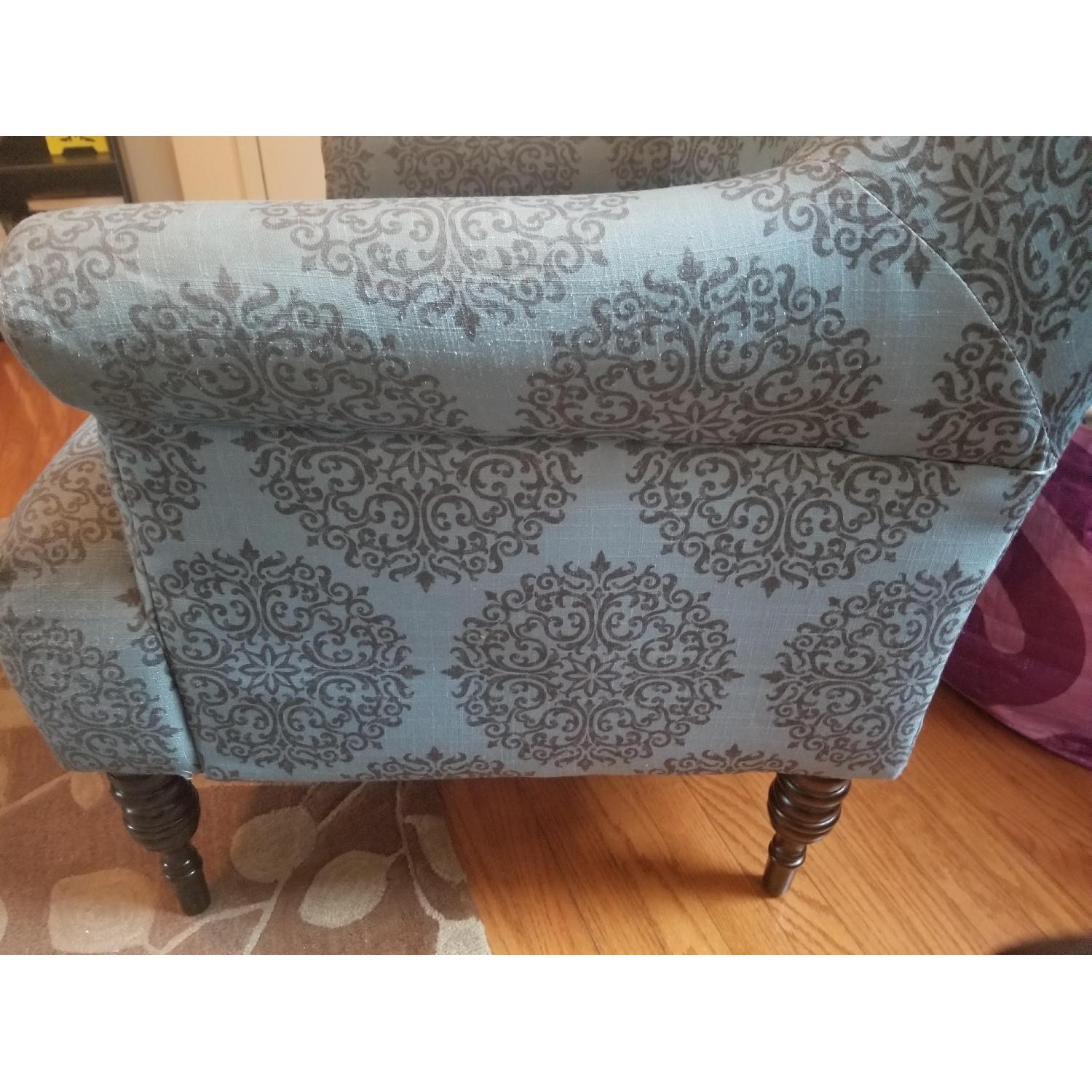 Target Candace Teal Medallion Upholstered Arm Chair - image-1