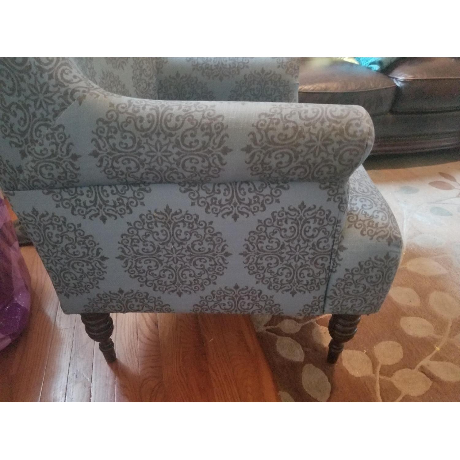 Target Candace Teal Medallion Upholstered Arm Chair - image-2