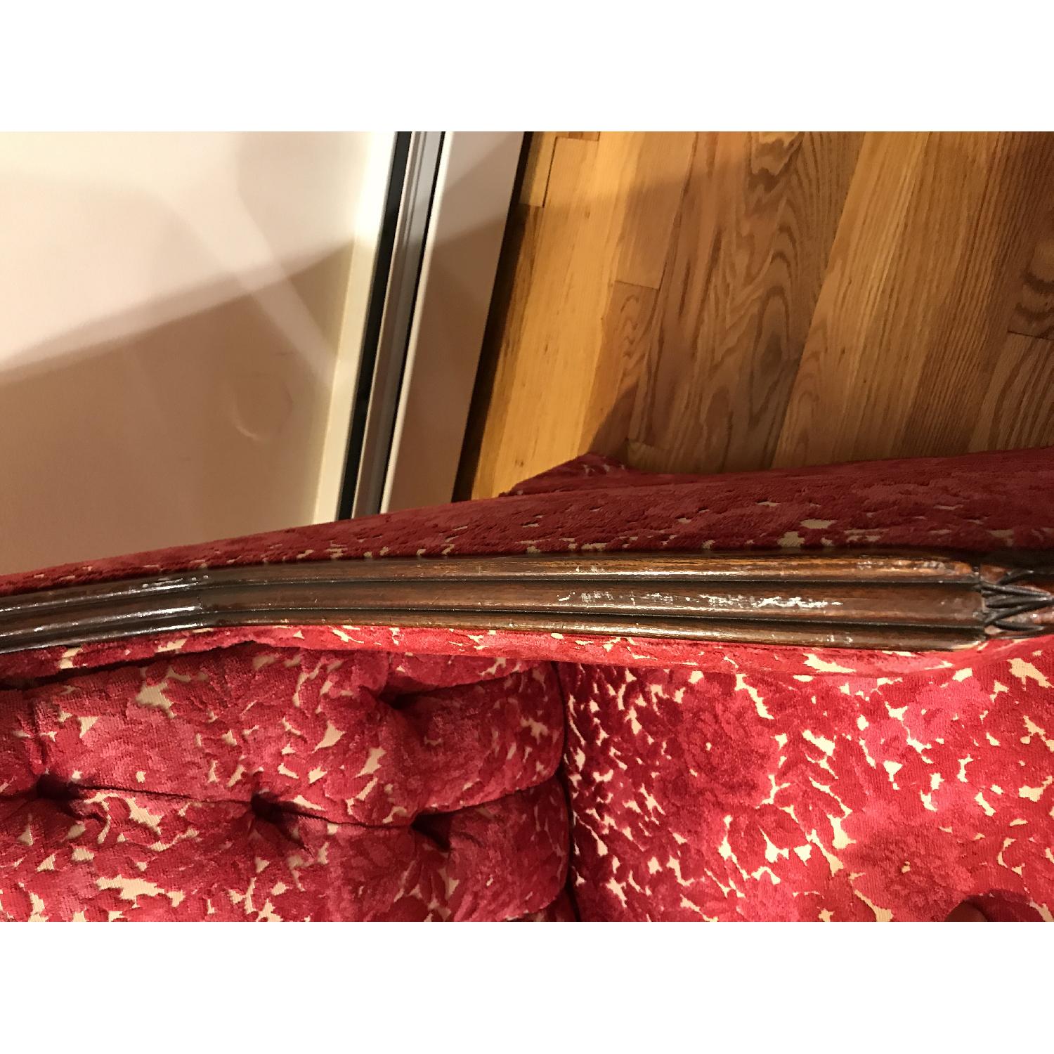 Vintage Brocade Armchair - image-8