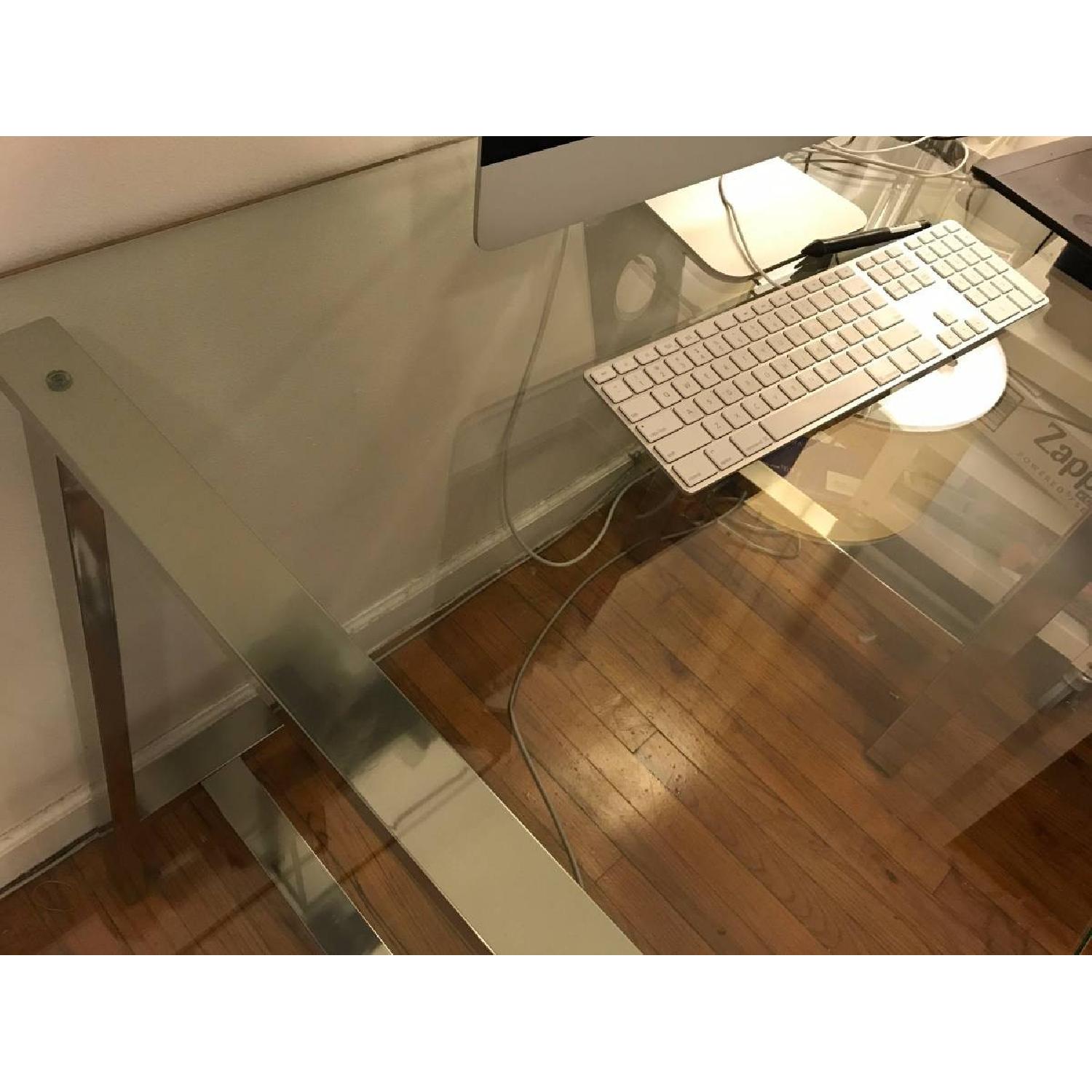 West Elm Cross Base Desk - image-2