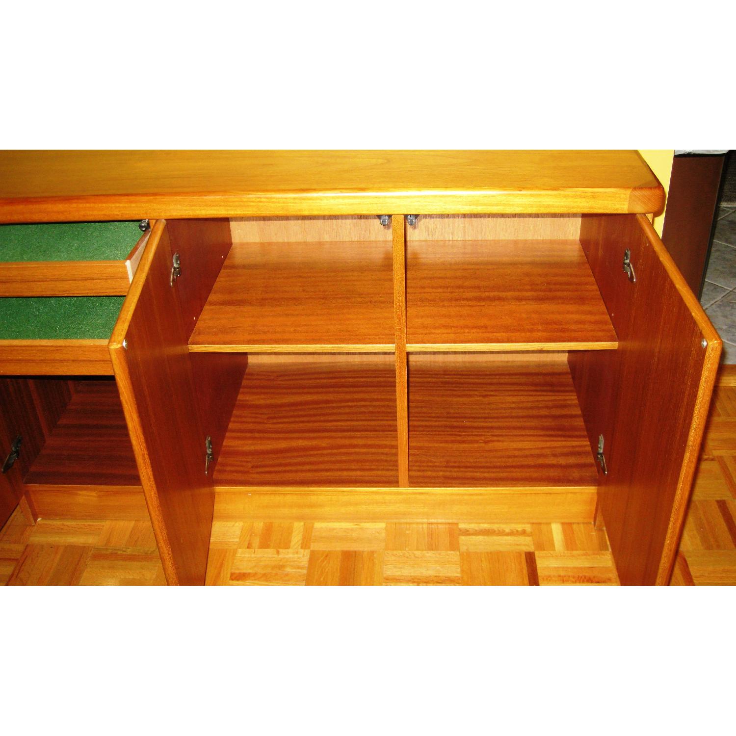 Scandinavian Designs Danish Modern Teak Veneer Buffet/Credenza - image-5