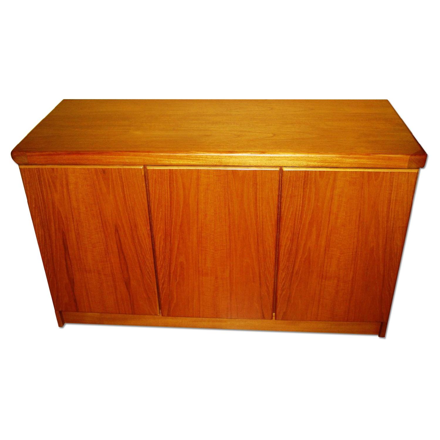 Scandinavian Designs Danish Modern Teak Veneer Buffet/Credenza - image-0