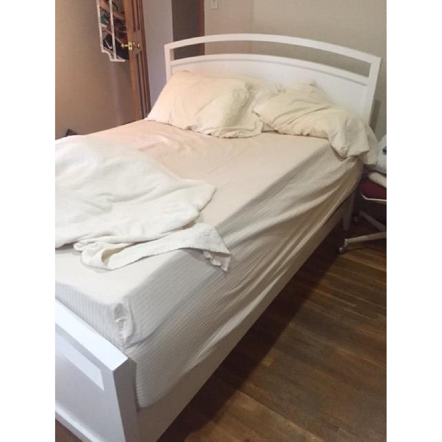 Crate & Barrel Queen Size Arch Bed Frame - image-3