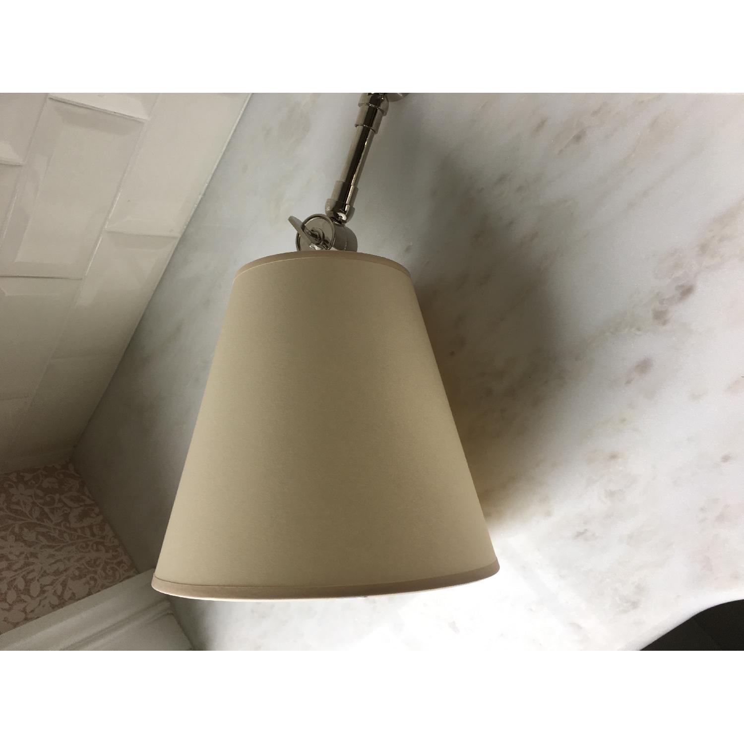 Visual Comfort Suzanne Kasler 1 Light Graves Pivoting Sconces in Polished Nickel - image-1