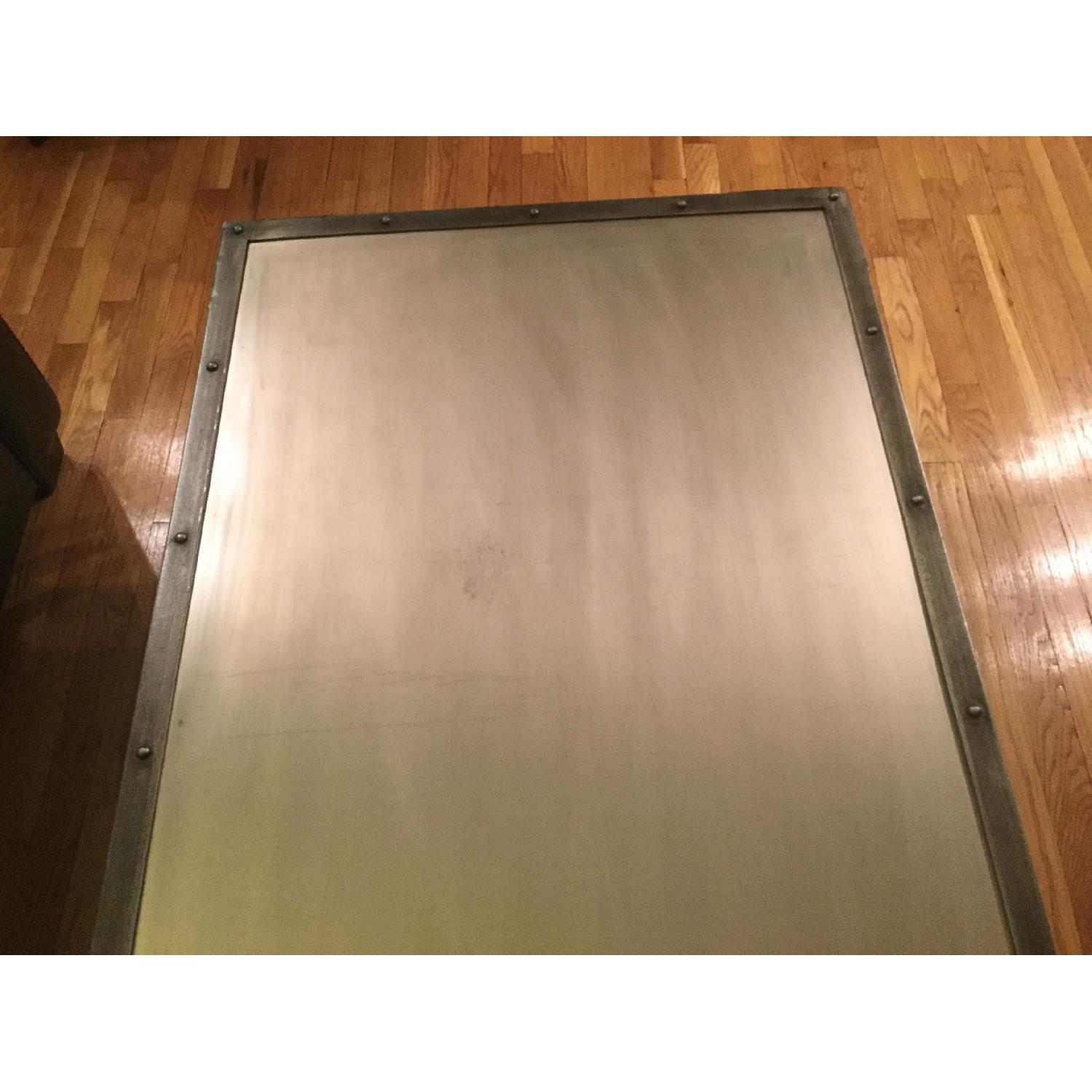 West Elm Antique Finish Coffee Table - image-11
