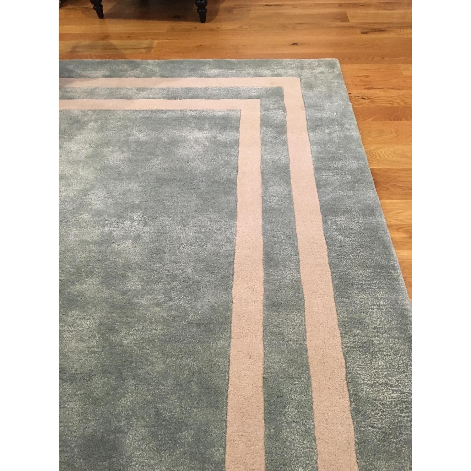 Kate Spade Chambray Hand Tufted Wool Rug - image-2
