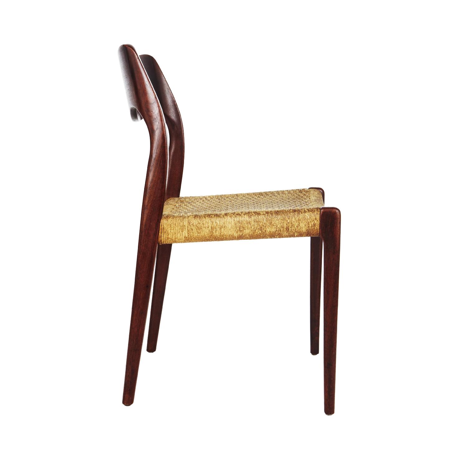 Mller Model 71 Side Chair w/ Natural Woven Seat - image-1