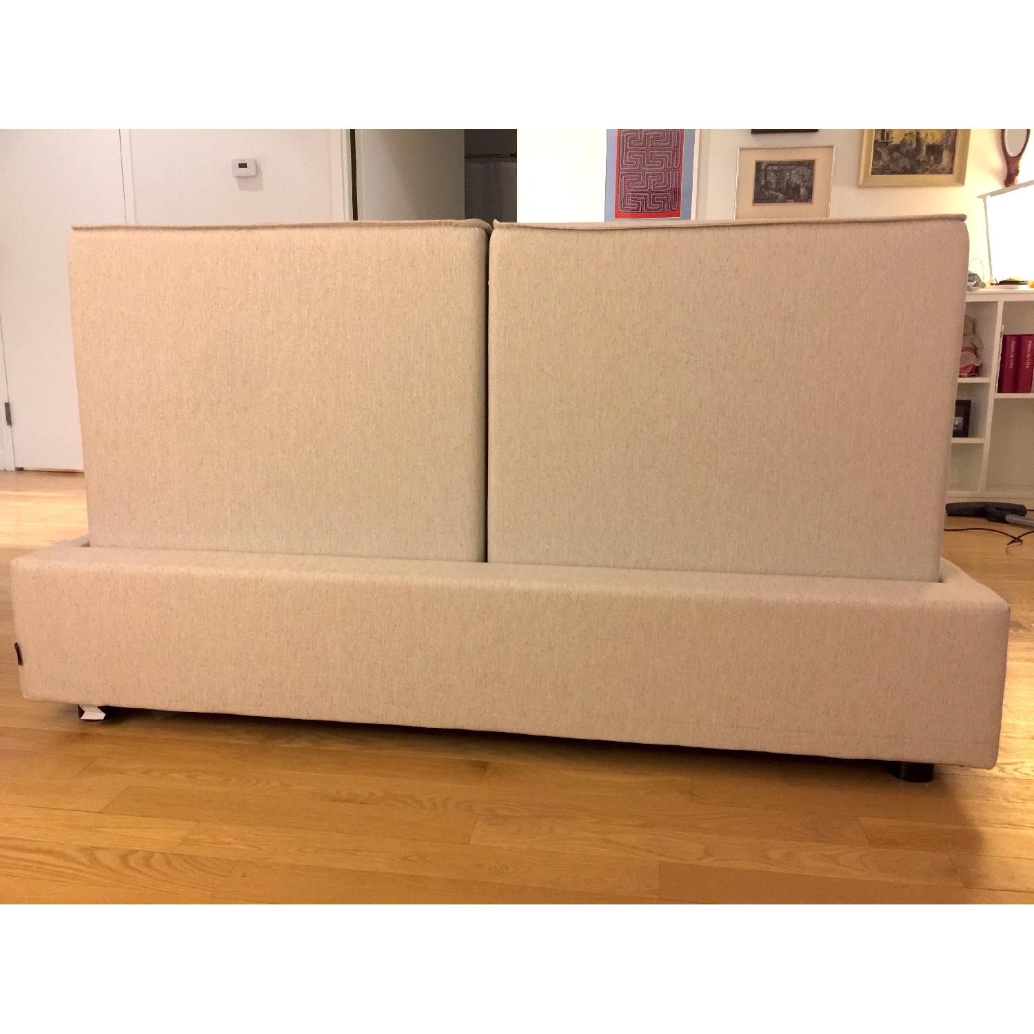 Calligaris Alameda Platform Bed w/ Storage & Soft Headboard - image-4
