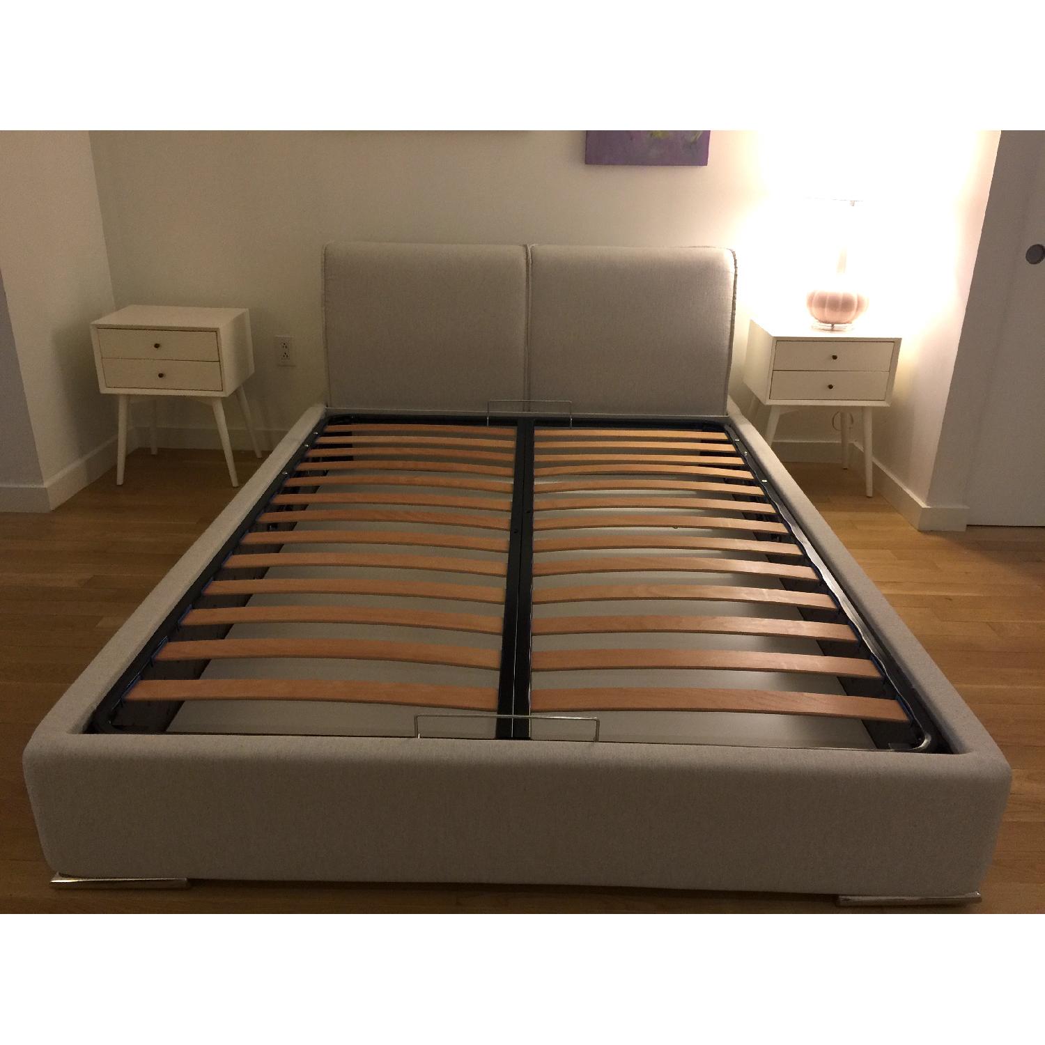 Calligaris Alameda Platform Bed w/ Storage & Soft Headboard - image-7