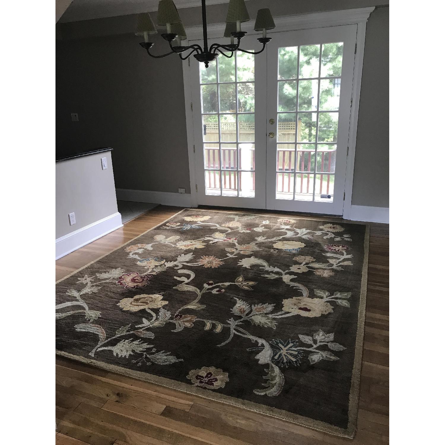 Brown Wool Rug - image-2