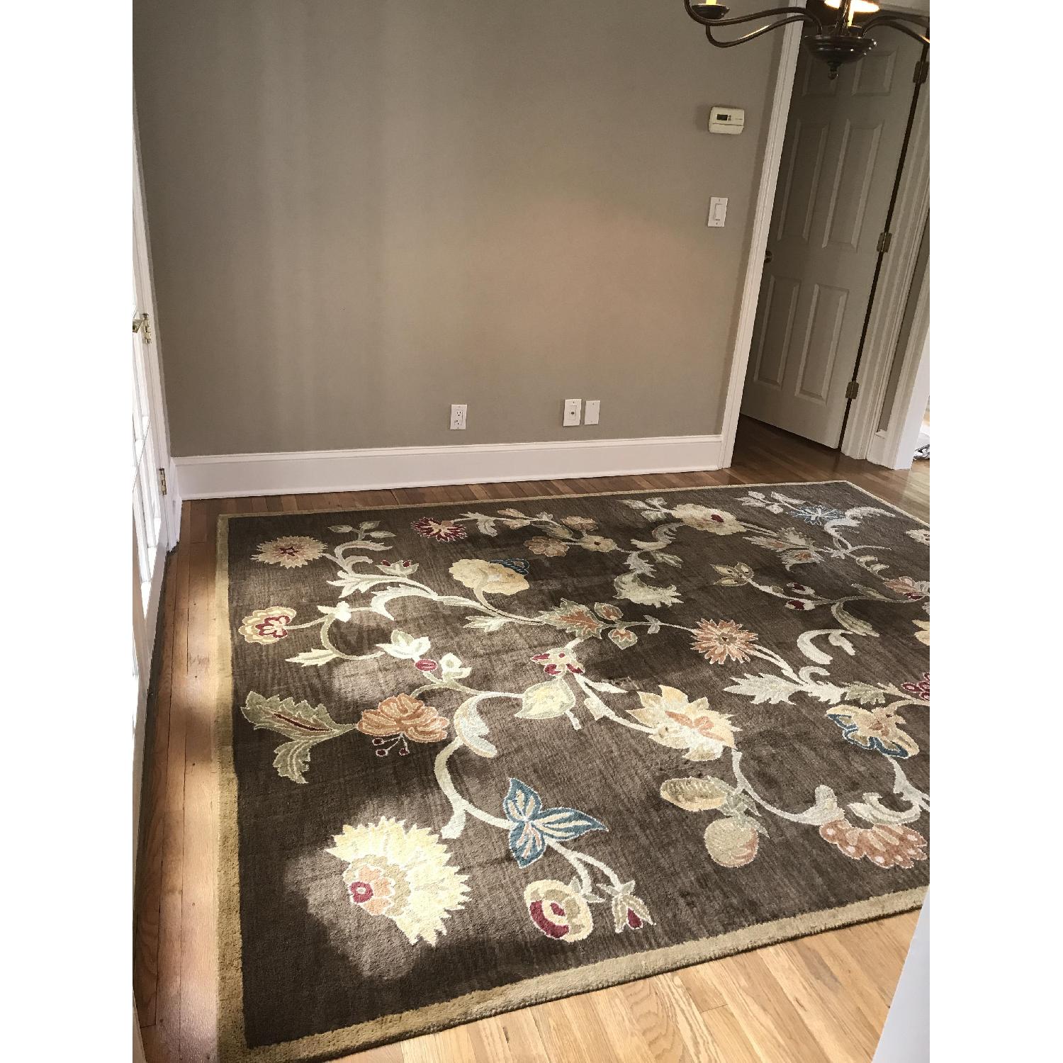 Brown Wool Rug - image-3