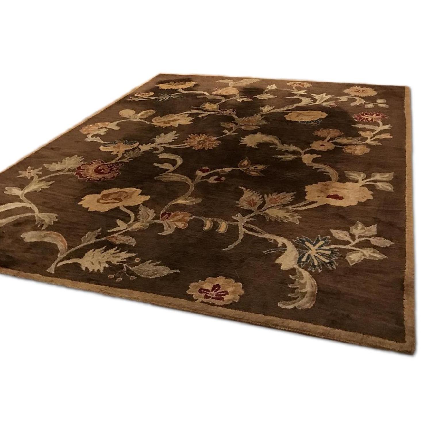 Brown Wool Rug - image-0