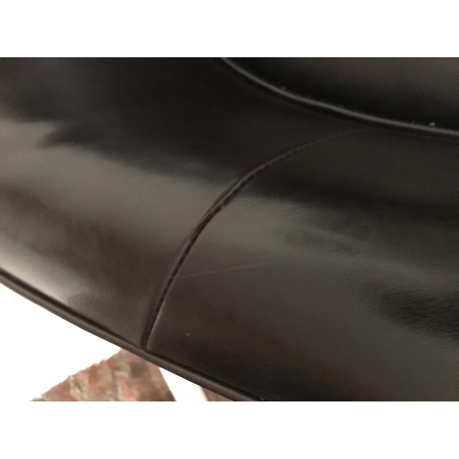 Raymour & Flanigan Conrad Leather Swivel Chair - image-4