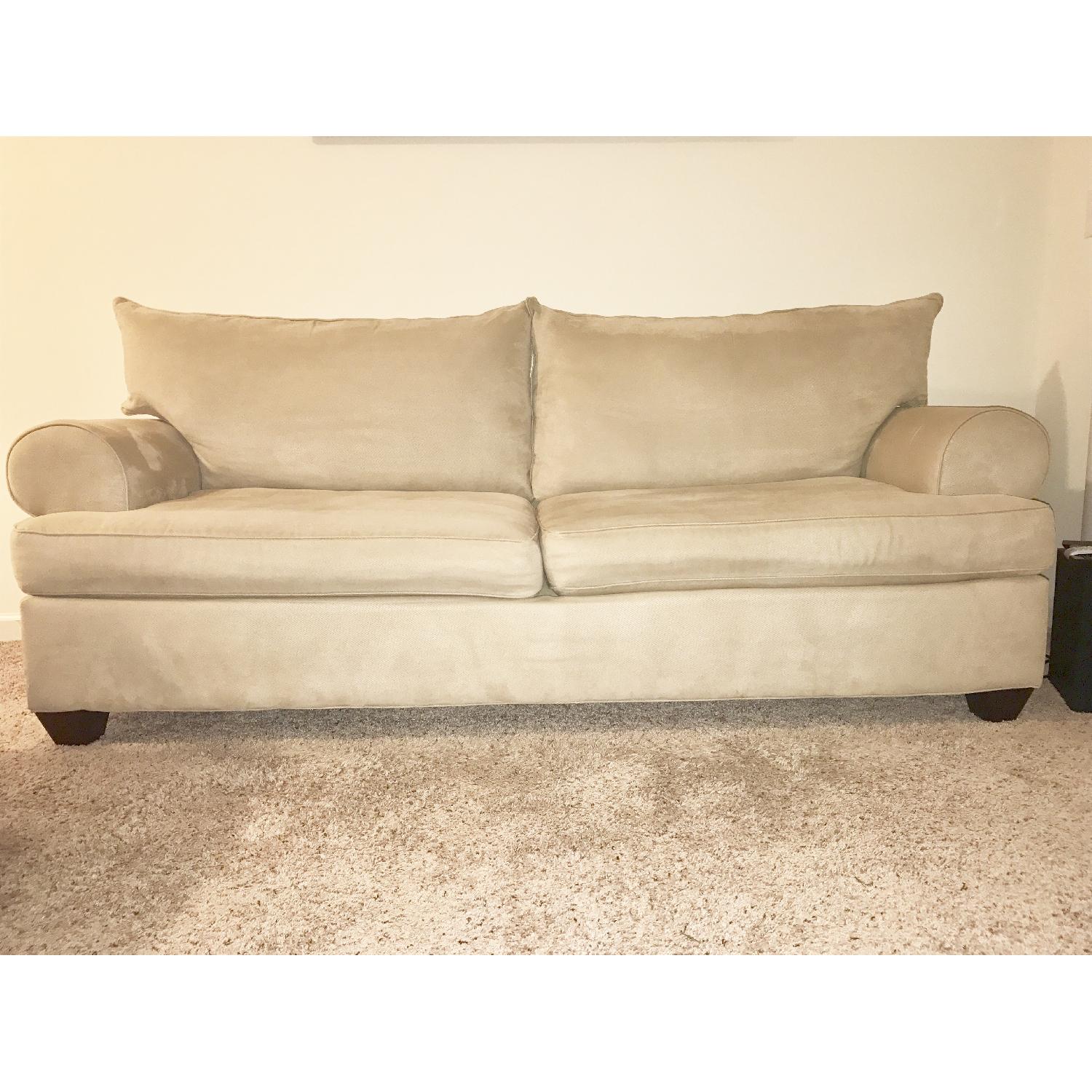 Raymour & Flanigan Vegas Microfiber Sofa - image-1