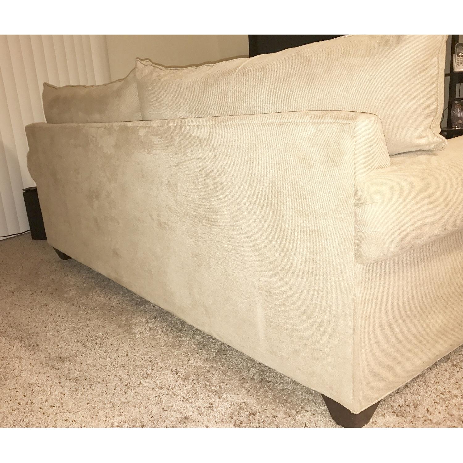 Raymour & Flanigan Vegas Microfiber Sofa - image-4
