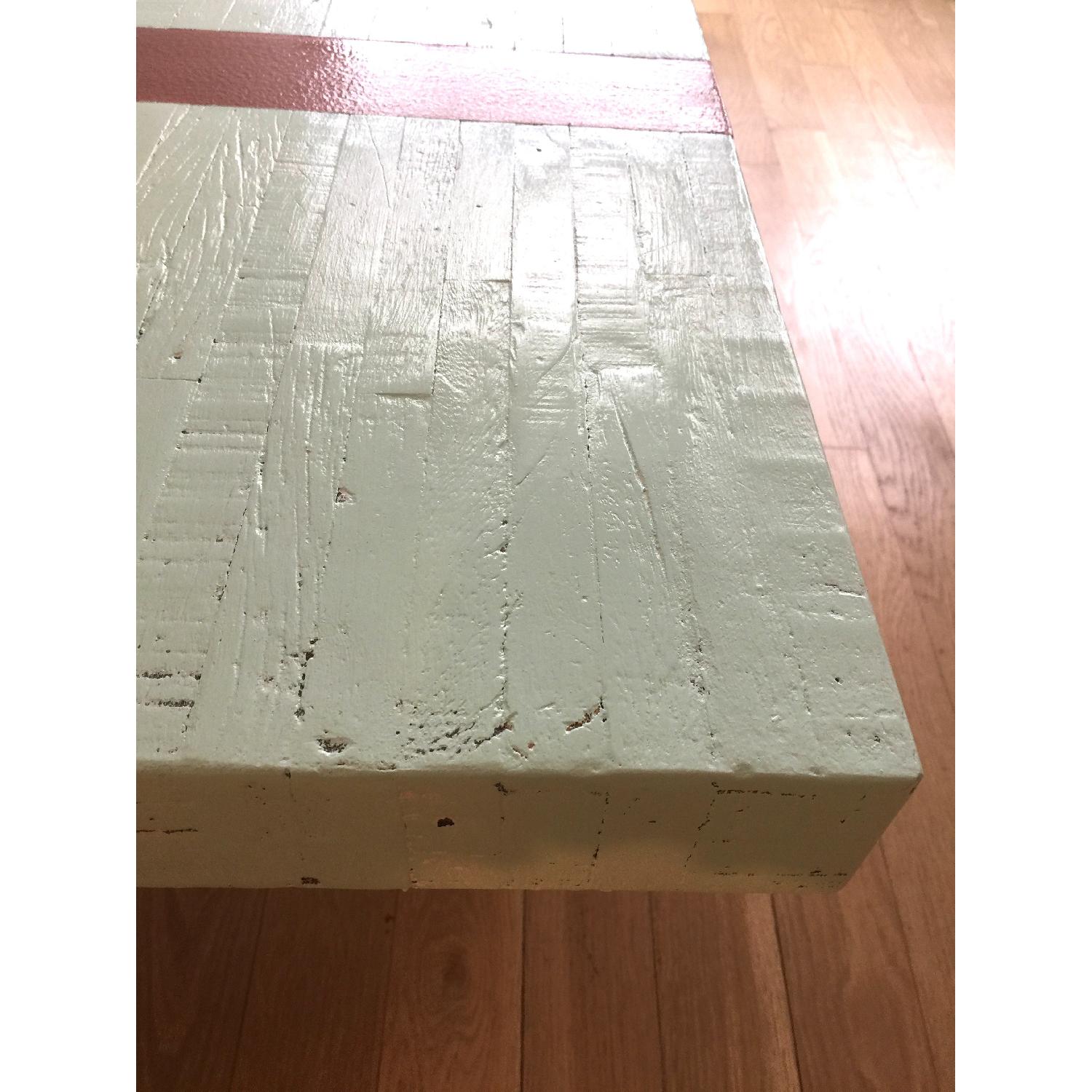 Crate & Barrel Seguro Rectangular Painted Coffee Table - image-4